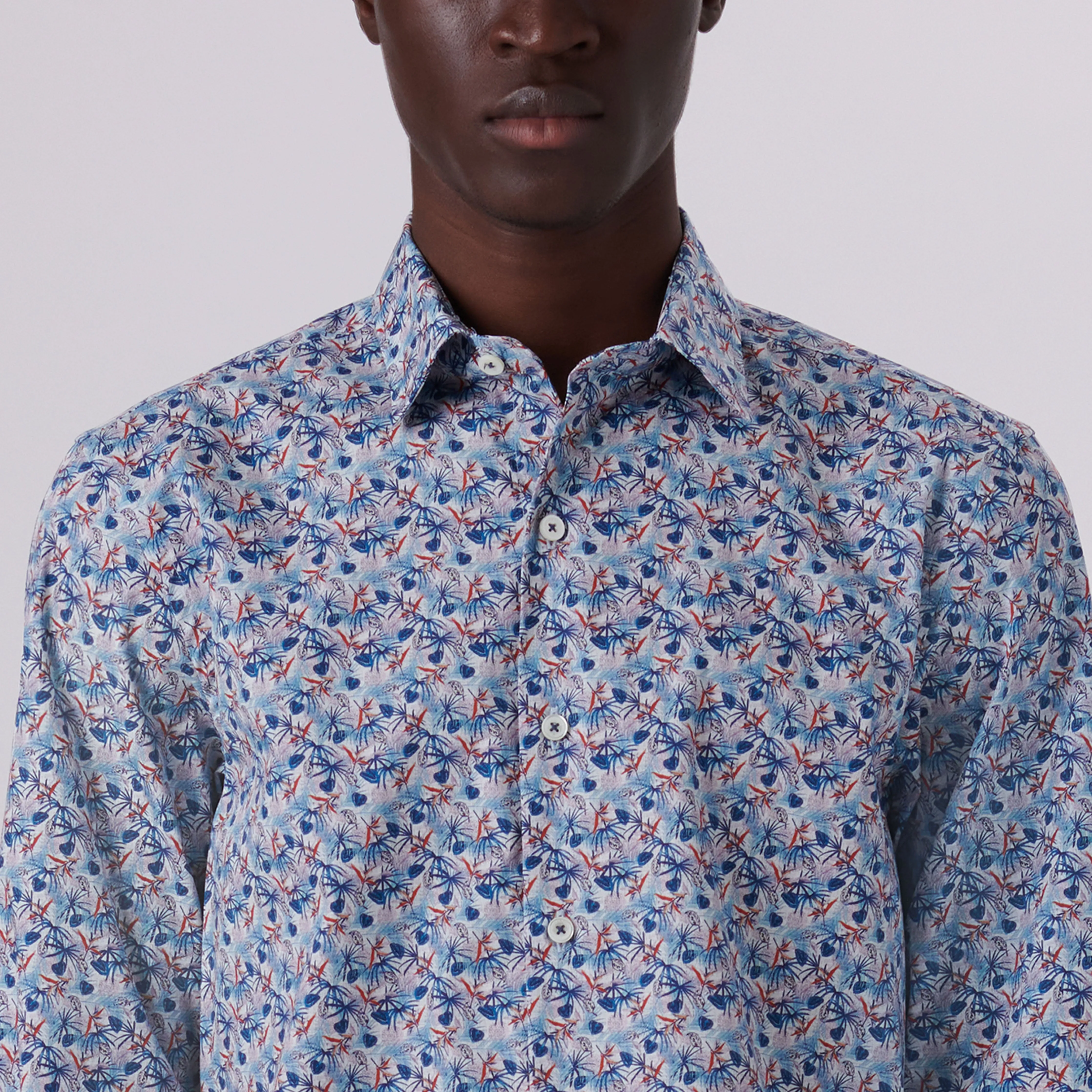 Julian Abstract Print Shirt