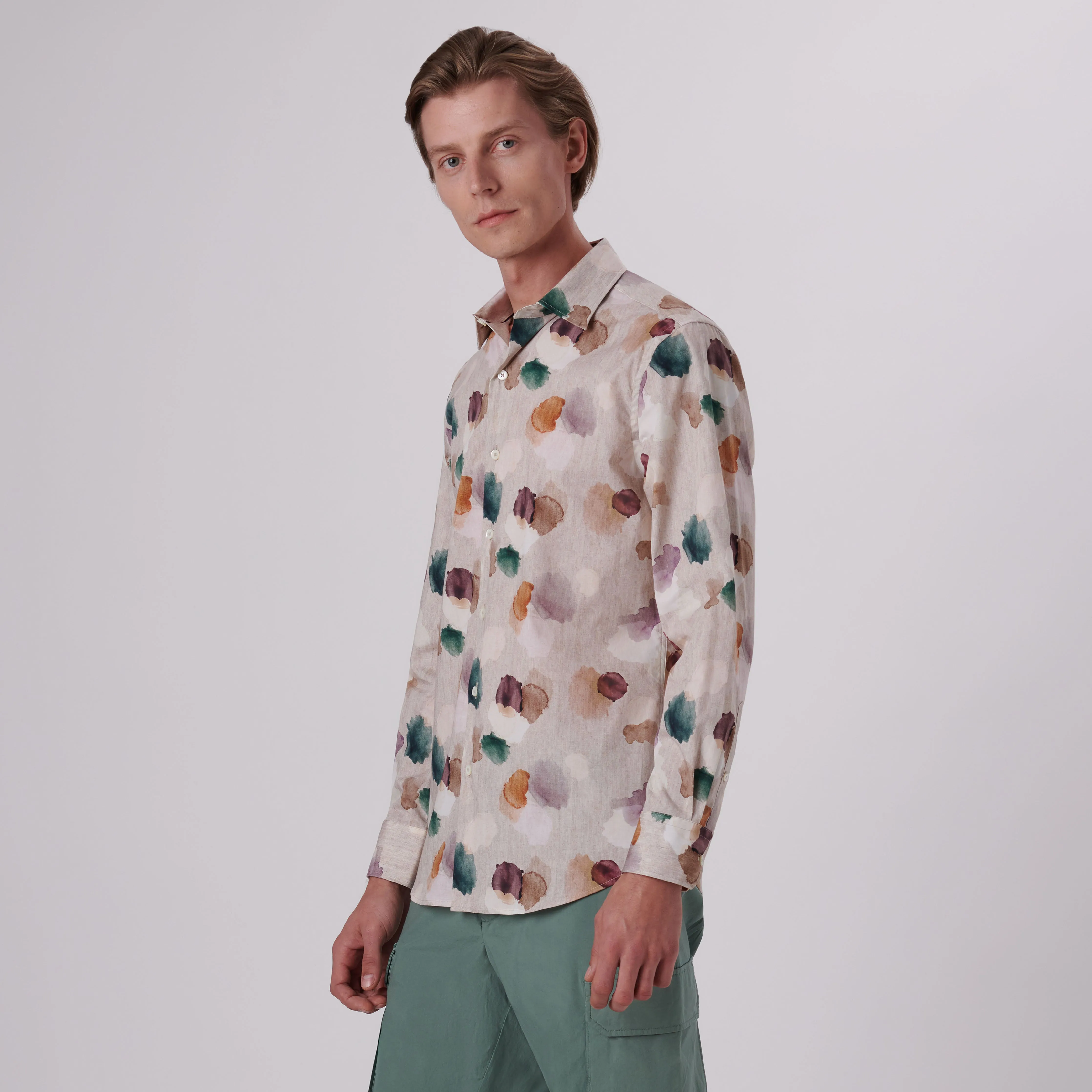 Julian Abstract Print Shirt