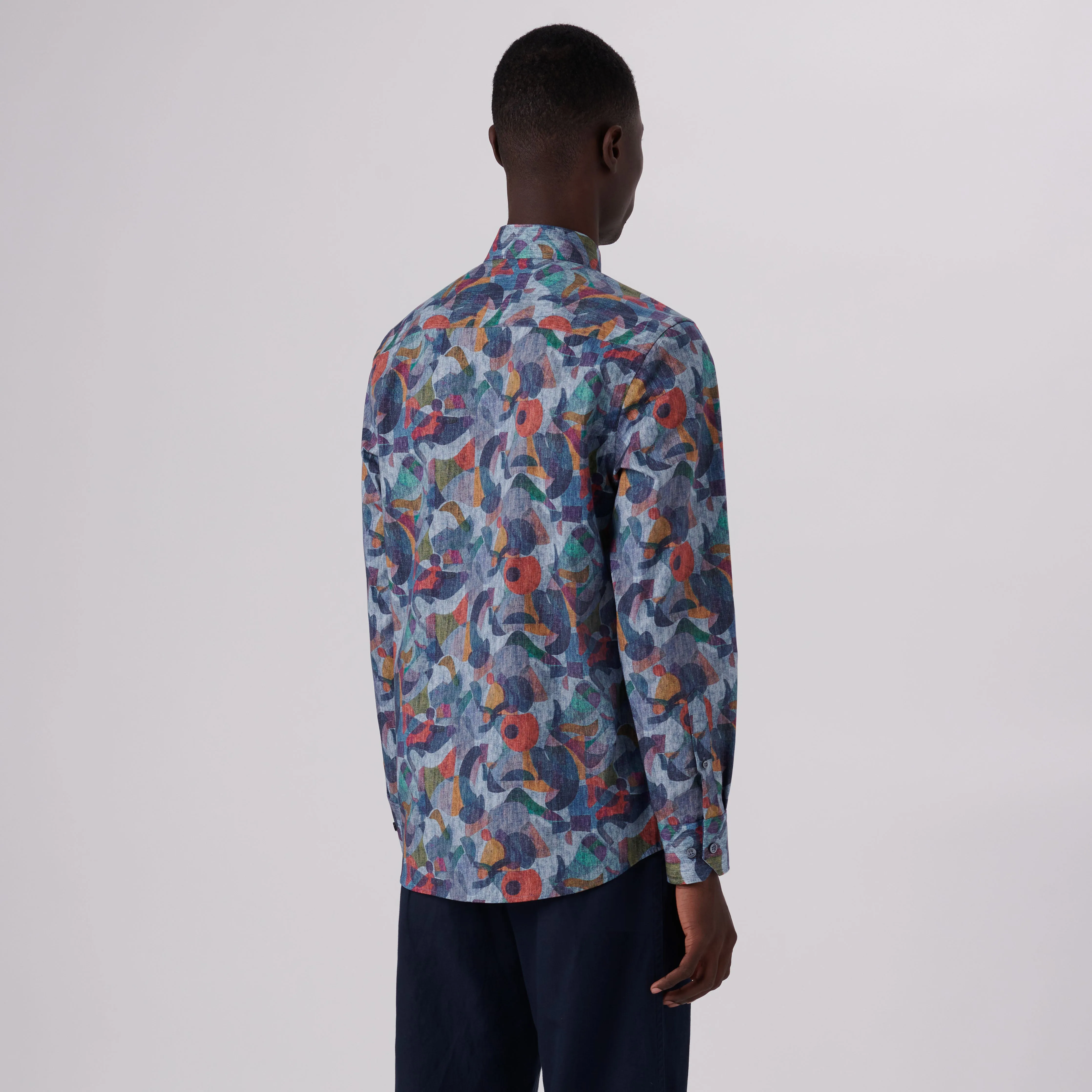 Julian Abstract Print Shirt