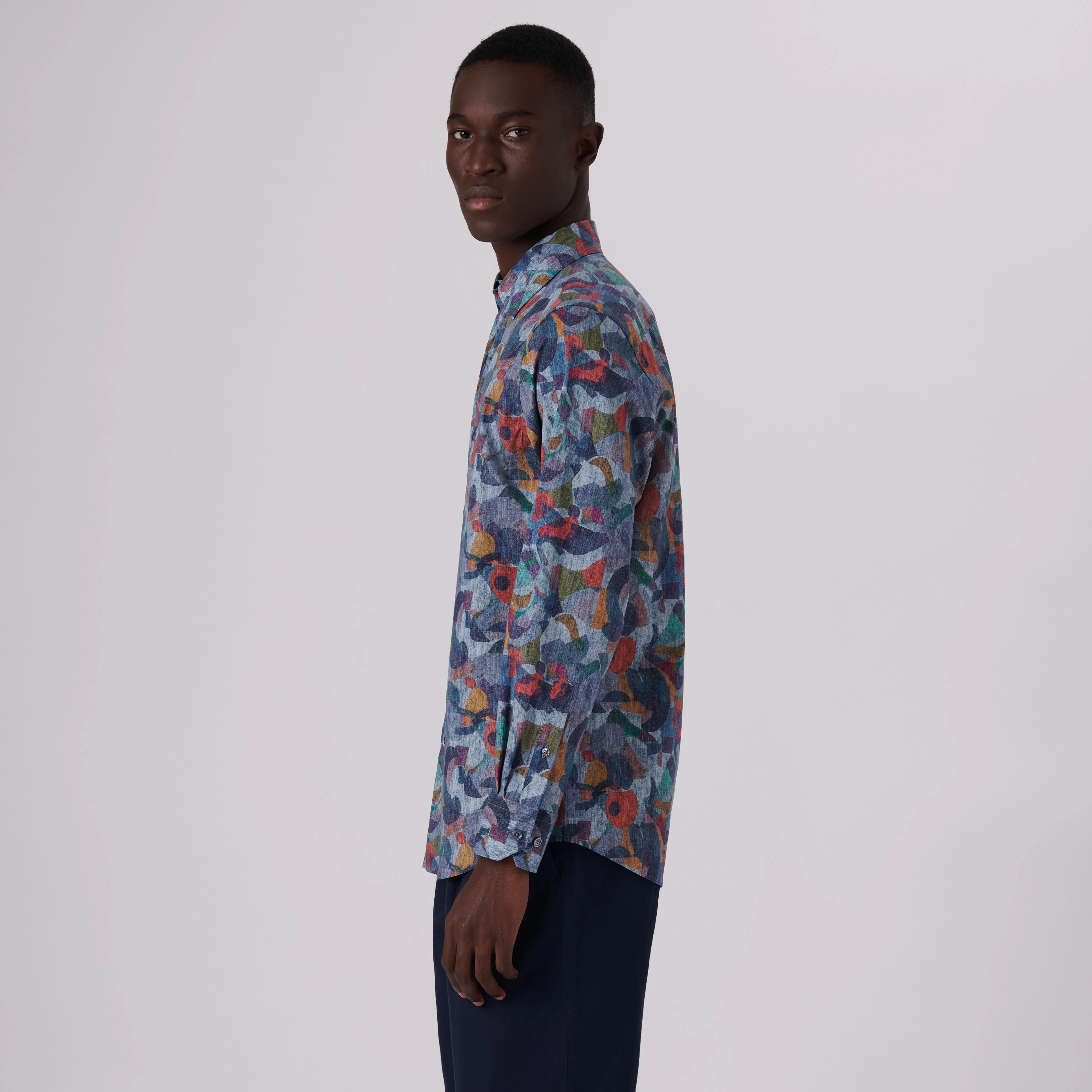 Julian Abstract Print Shirt