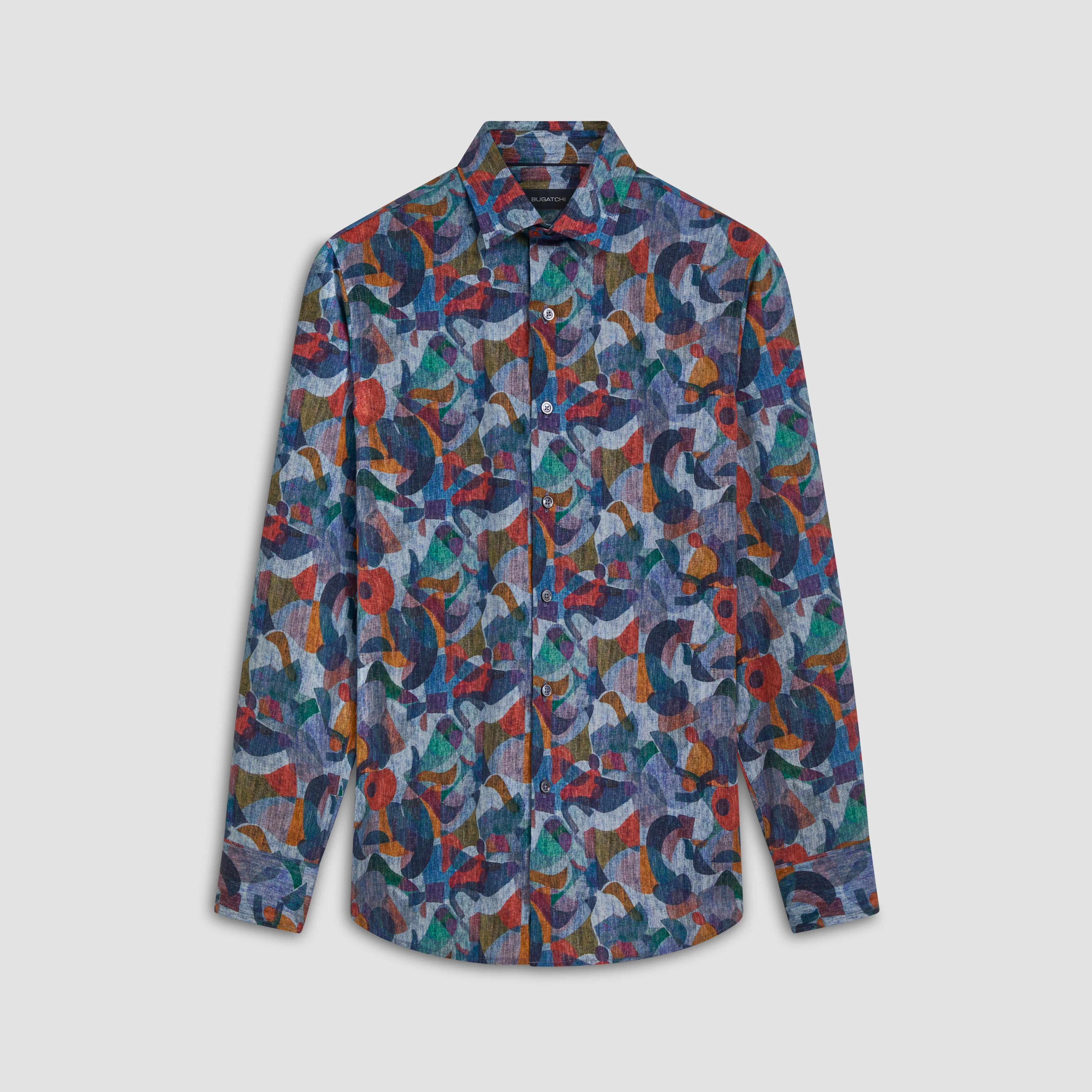 Julian Abstract Print Shirt