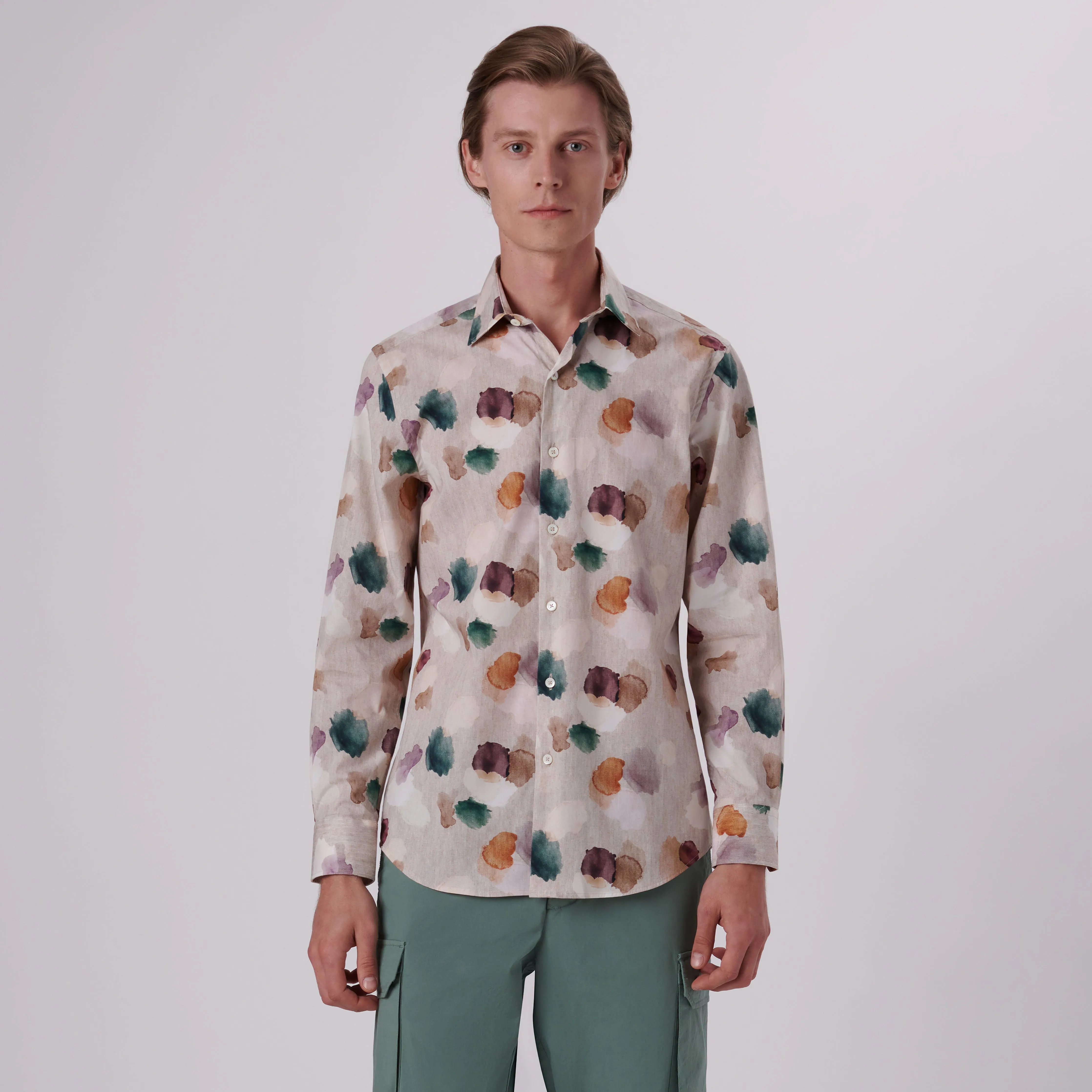 Julian Abstract Print Shirt