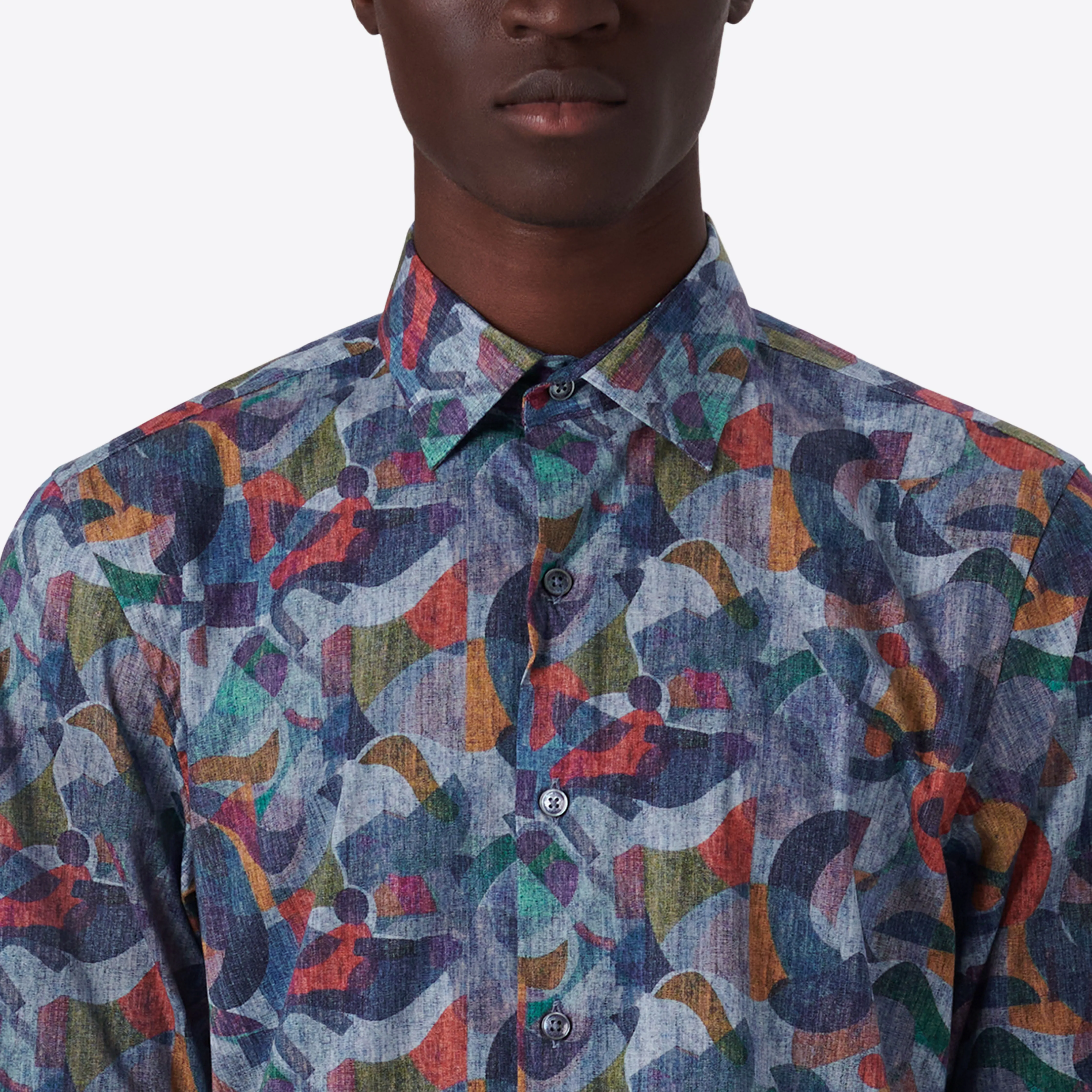 Julian Abstract Print Shirt