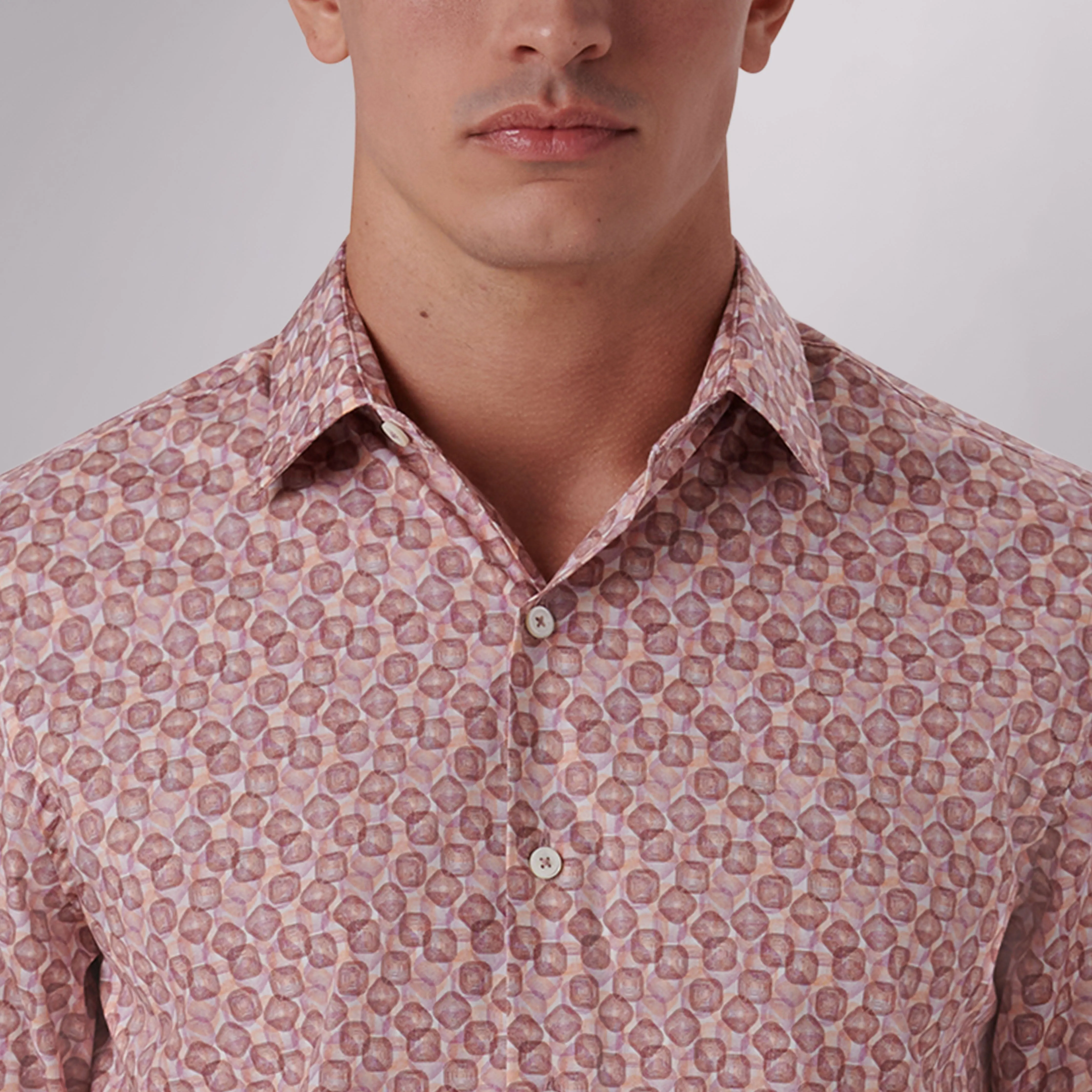 Julian Geometric Print Shirt