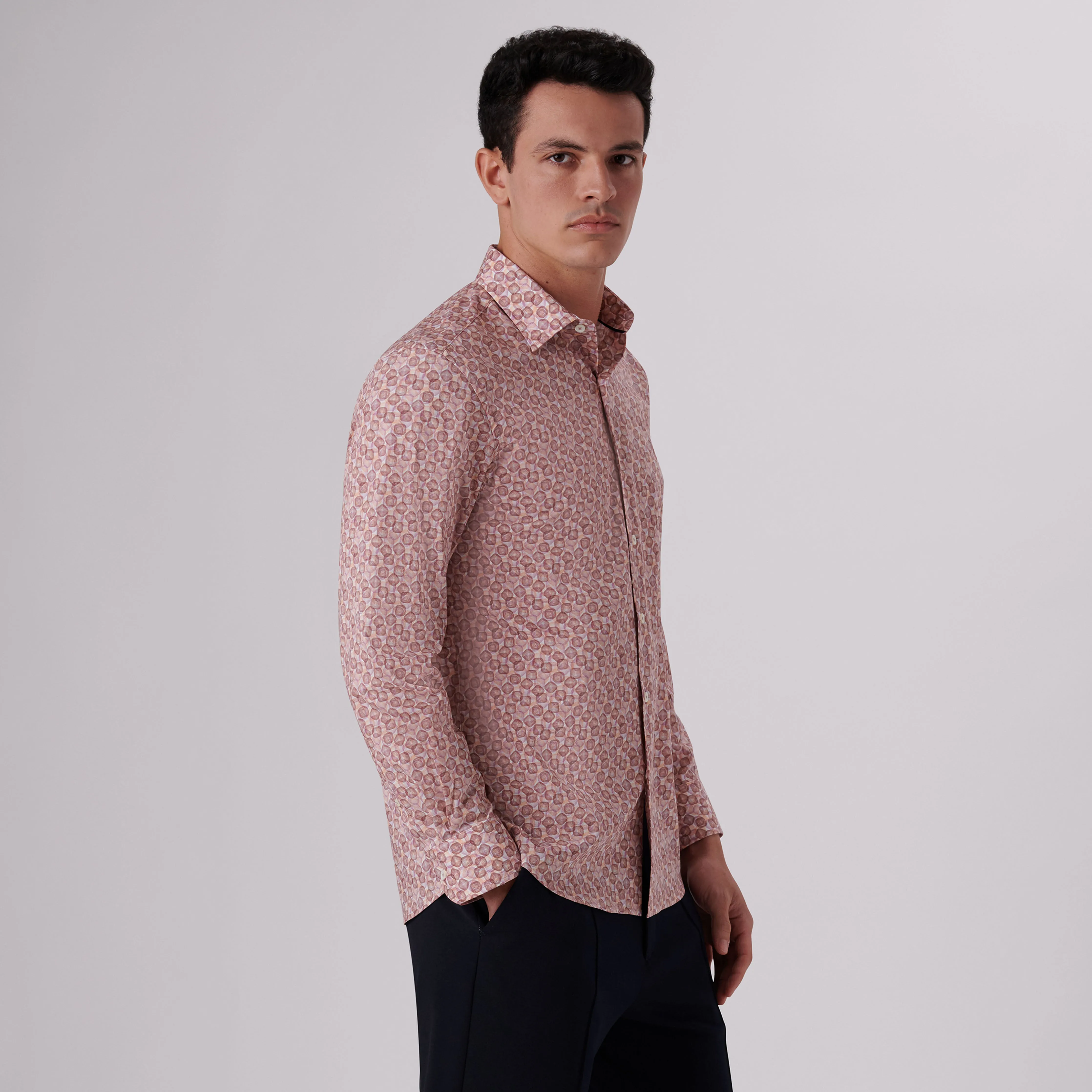 Julian Geometric Print Shirt