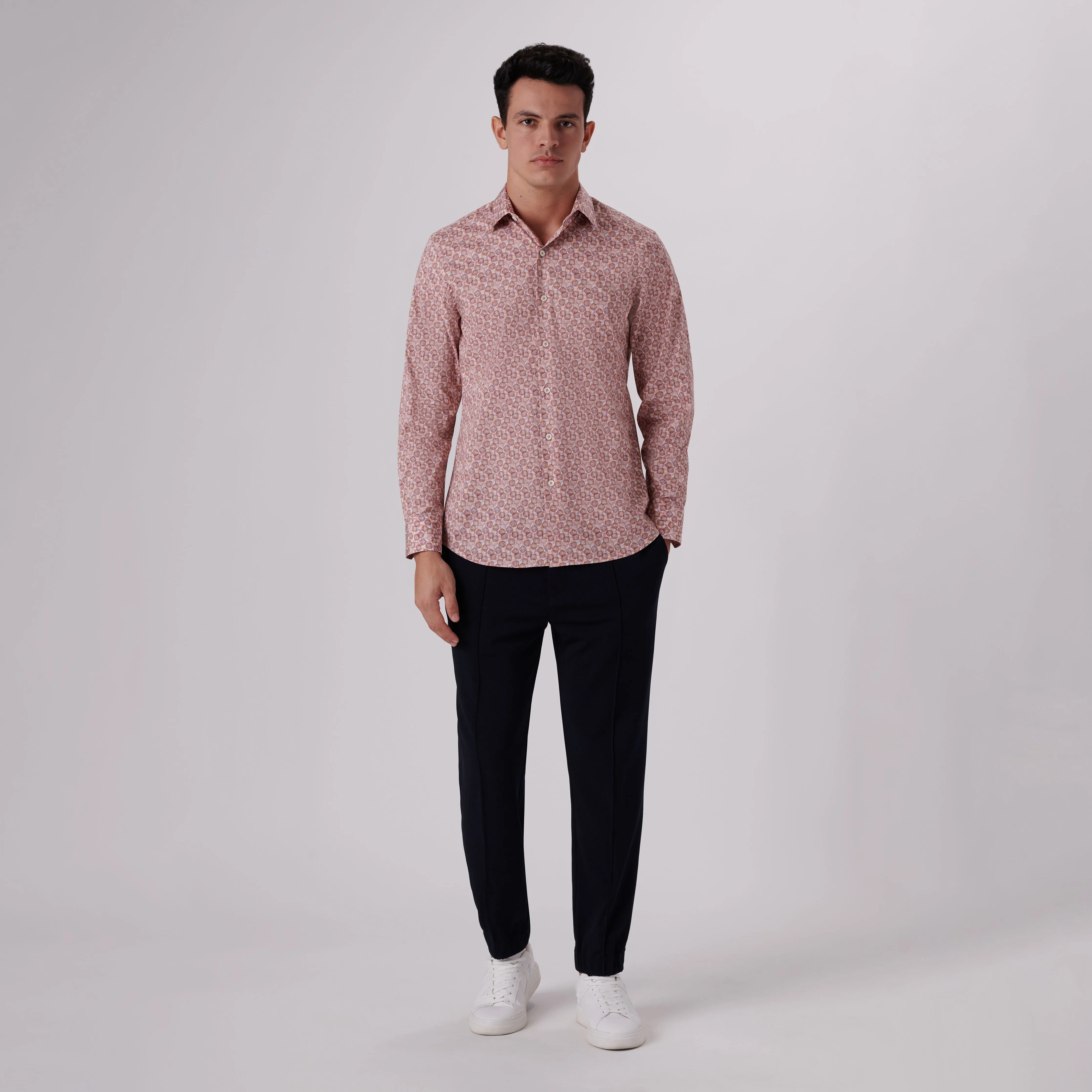 Julian Geometric Print Shirt