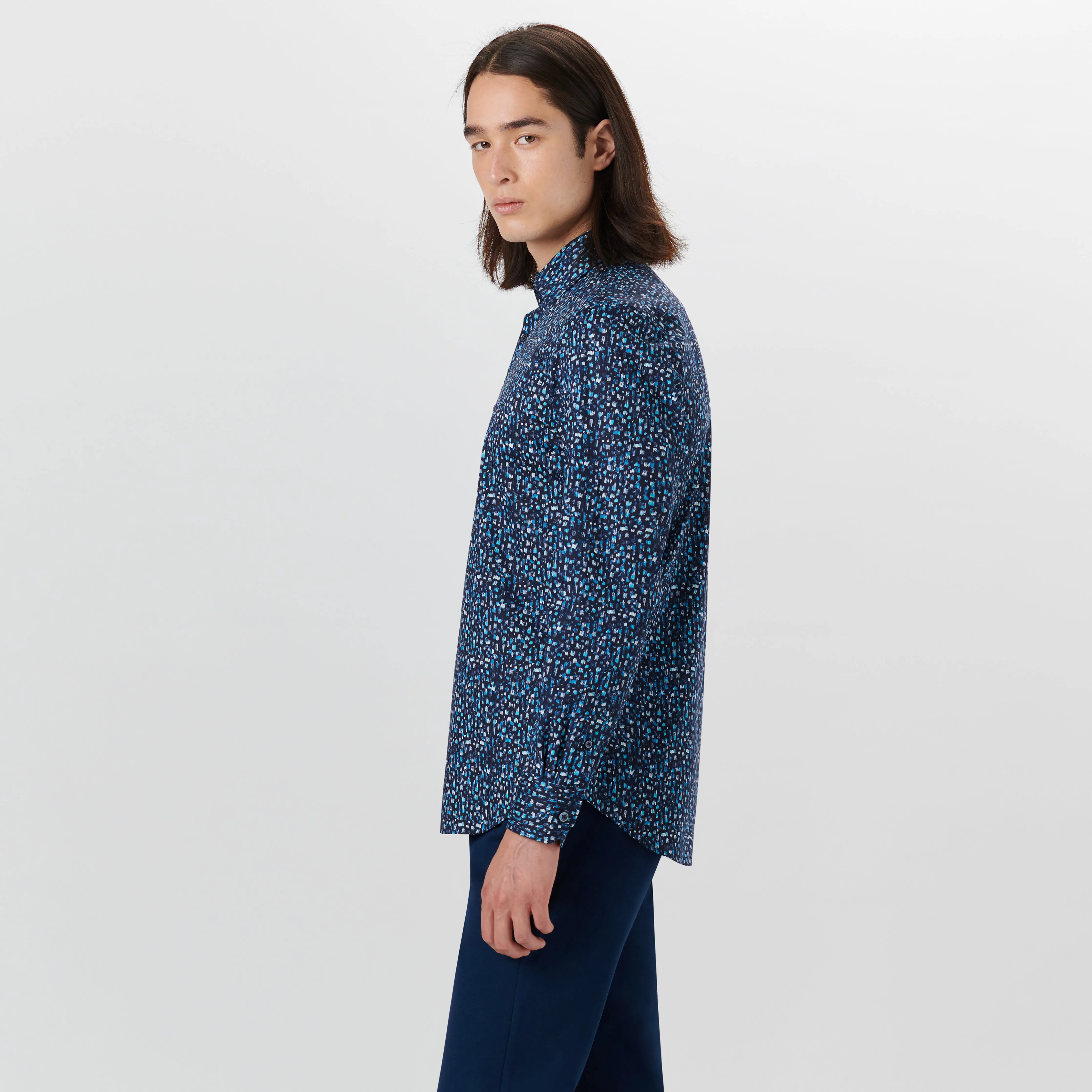 JULIAN Paint Stroke Print Shirt