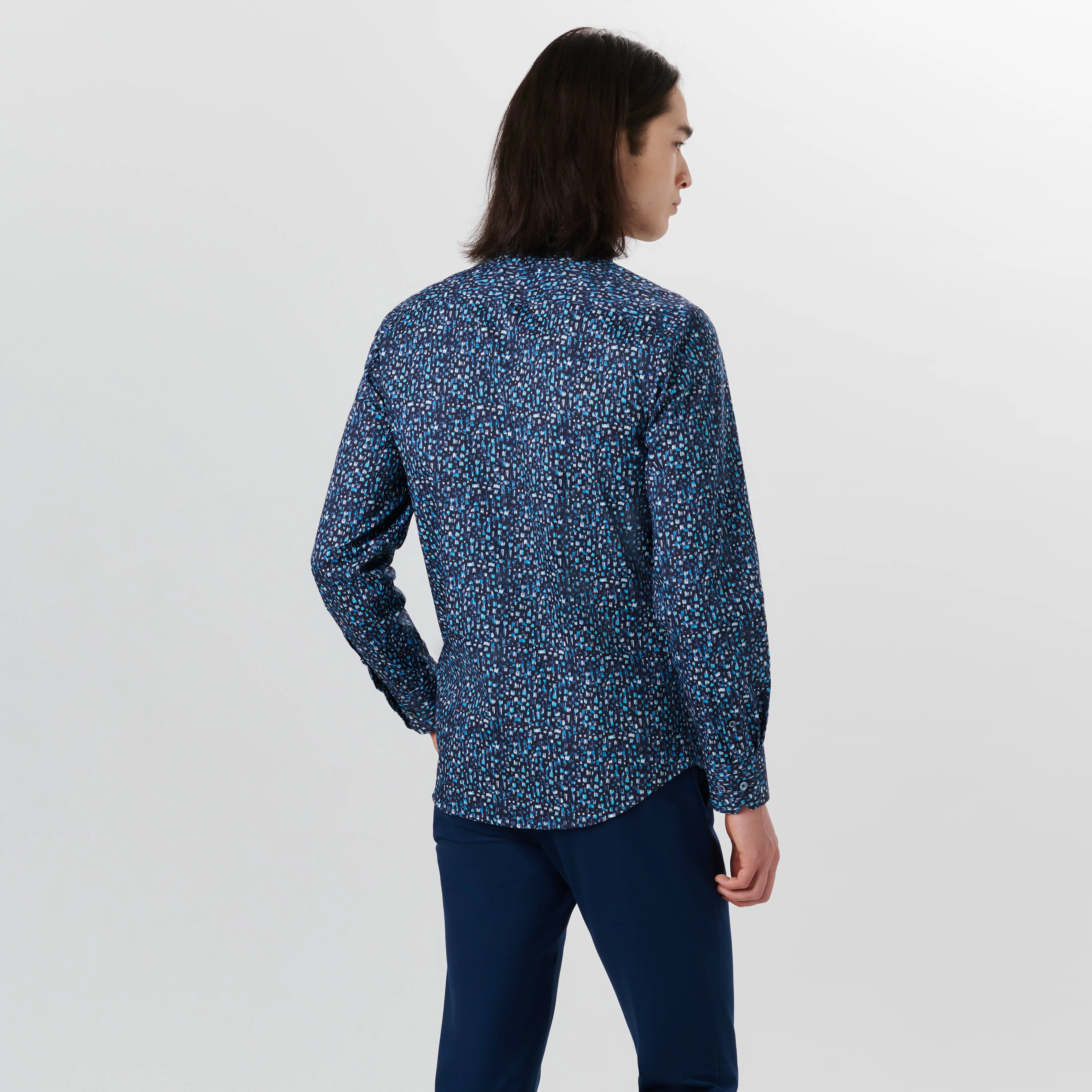 JULIAN Paint Stroke Print Shirt