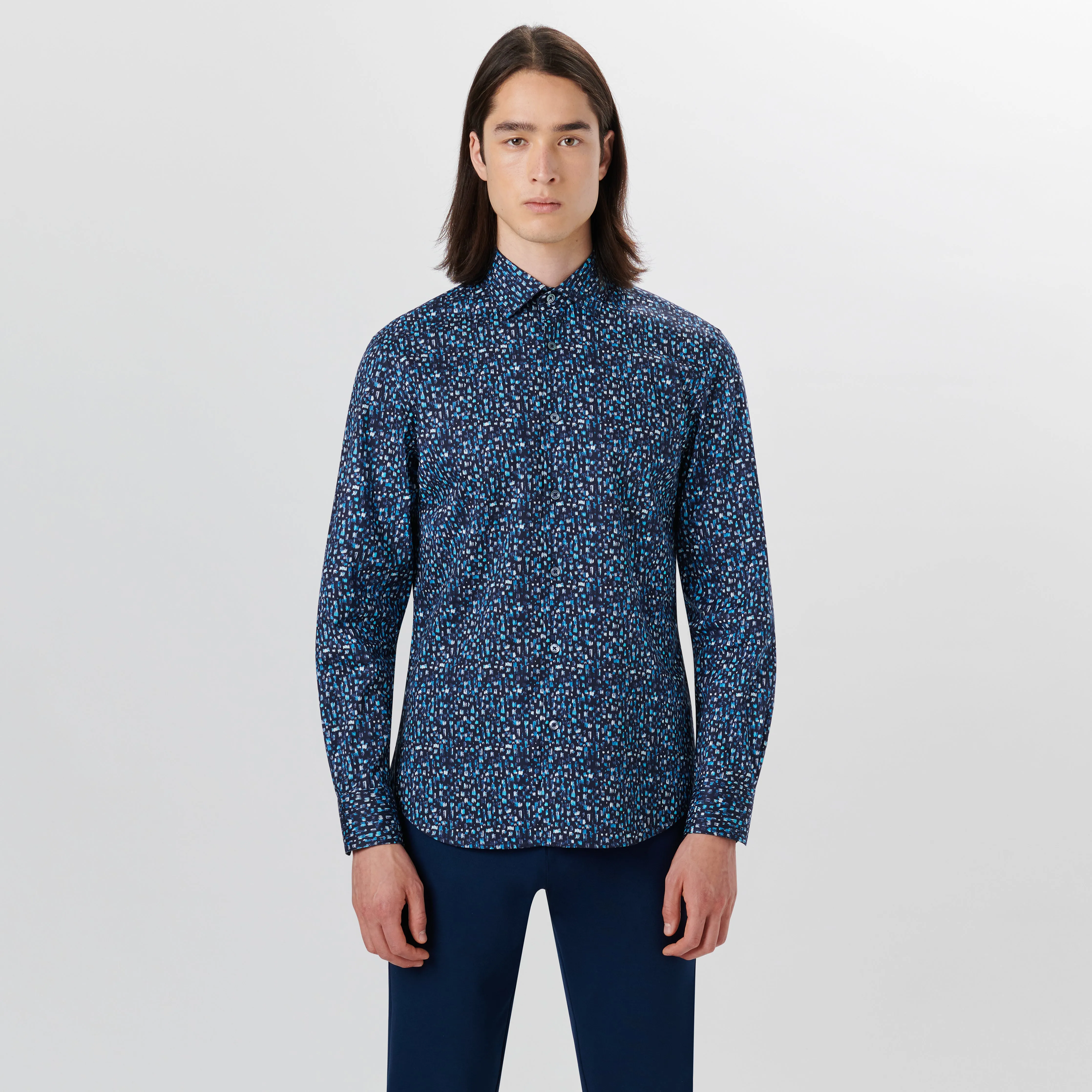 JULIAN Paint Stroke Print Shirt