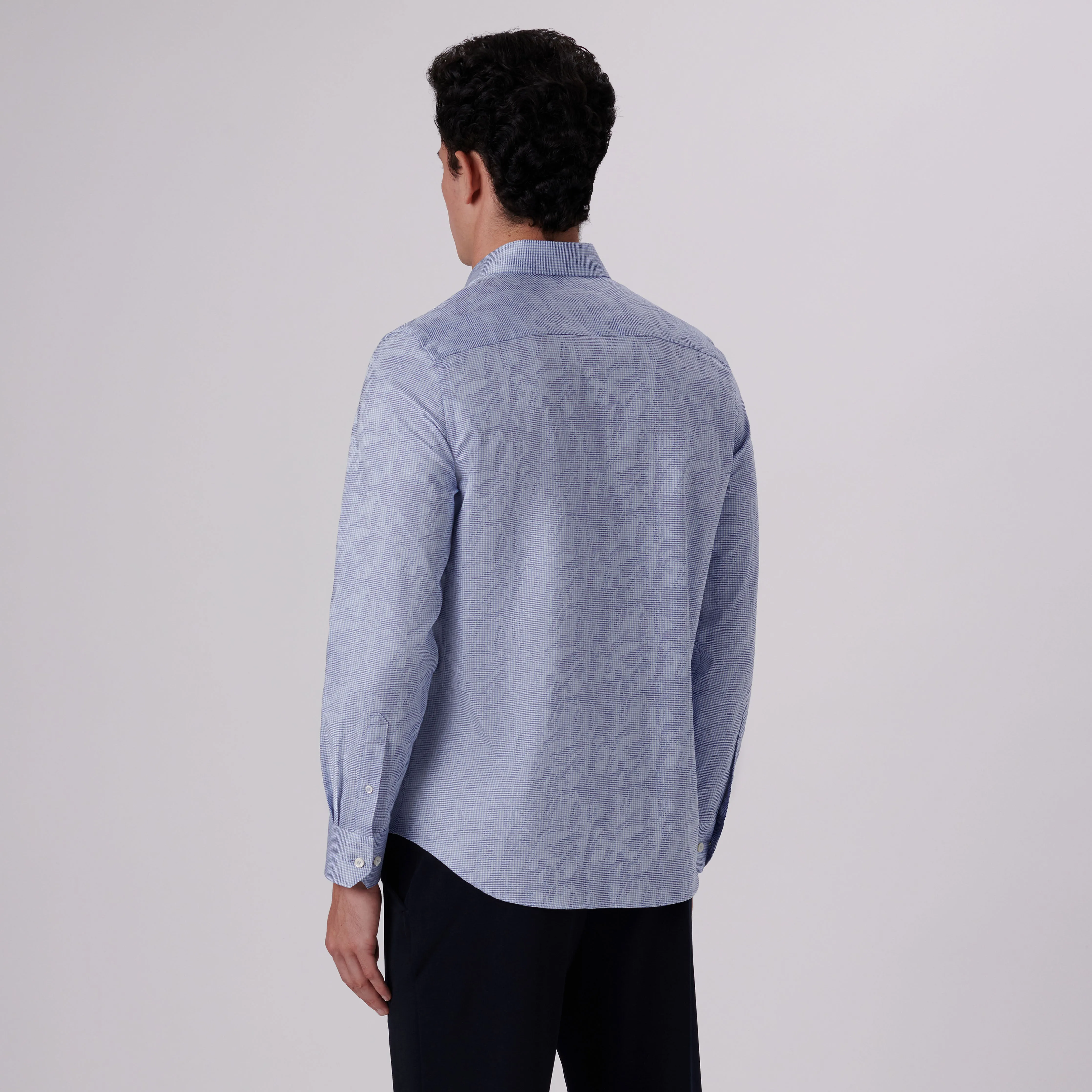 Julian Pin Check Print Shirt