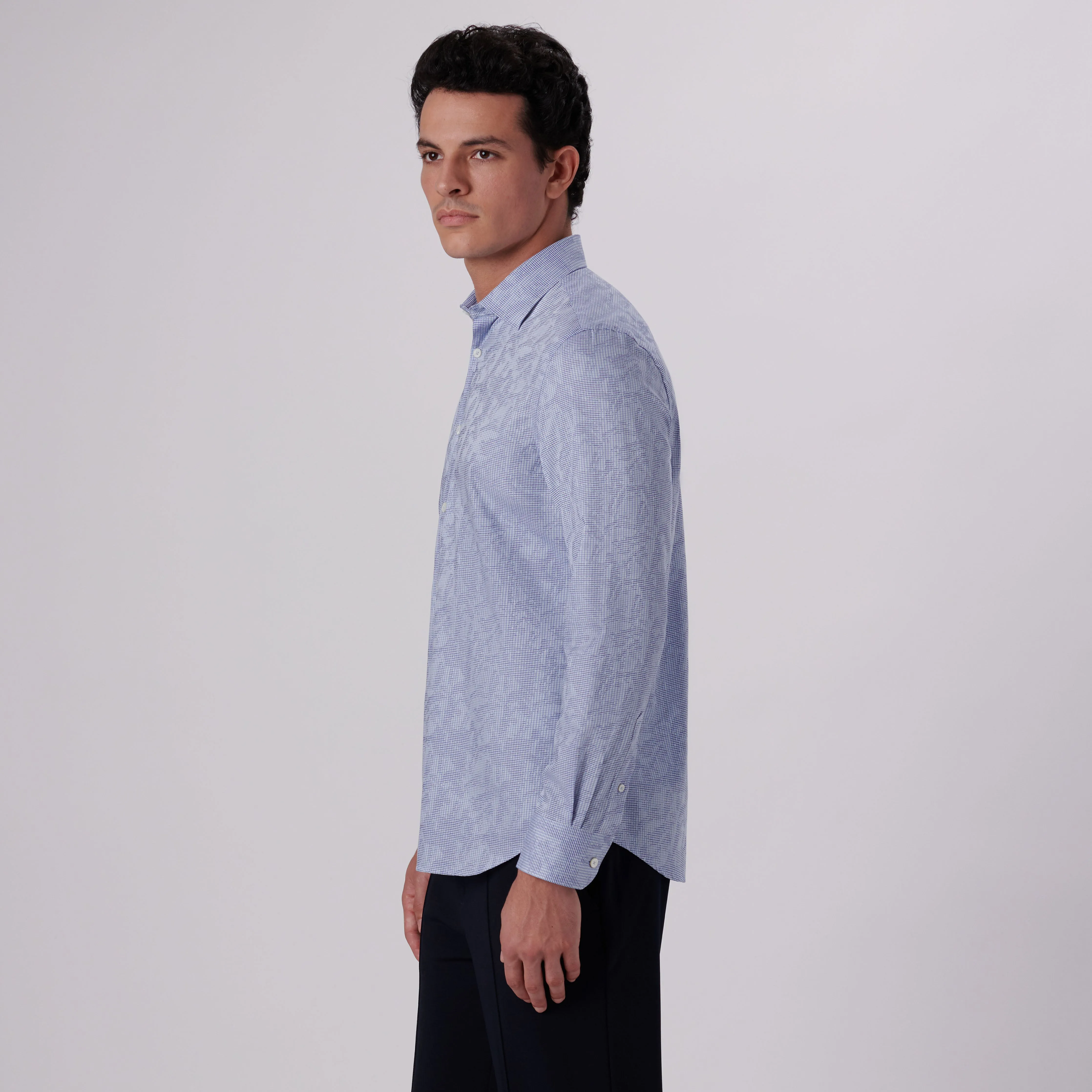 Julian Pin Check Print Shirt
