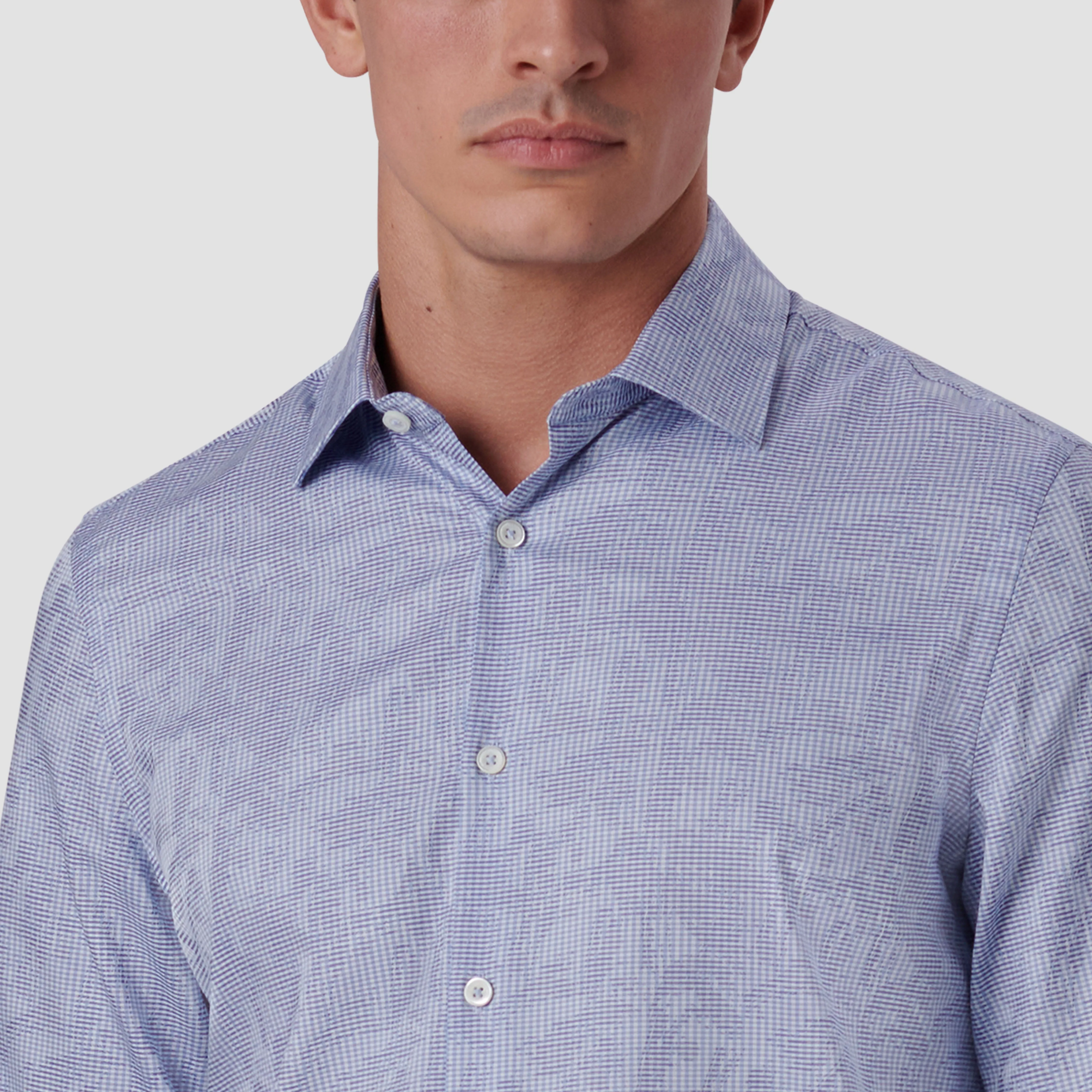 Julian Pin Check Print Shirt