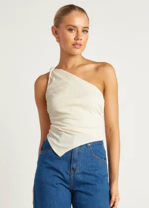 JUNO TOP -  WHITE CREAM