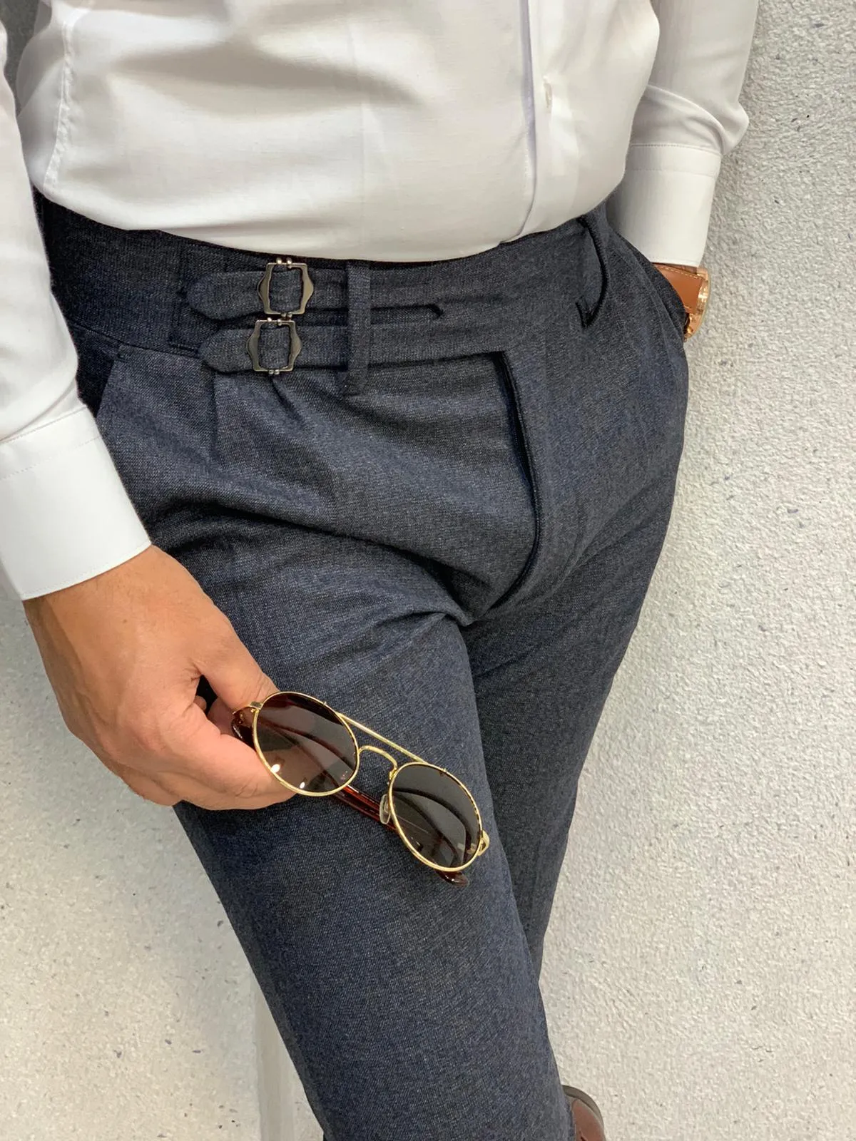 Kingston Navy Slim Pants