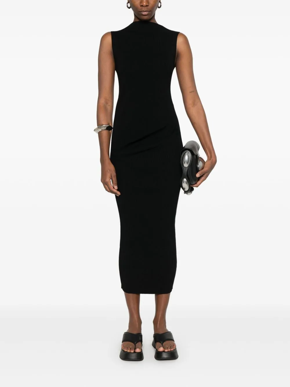 Knitted long dress