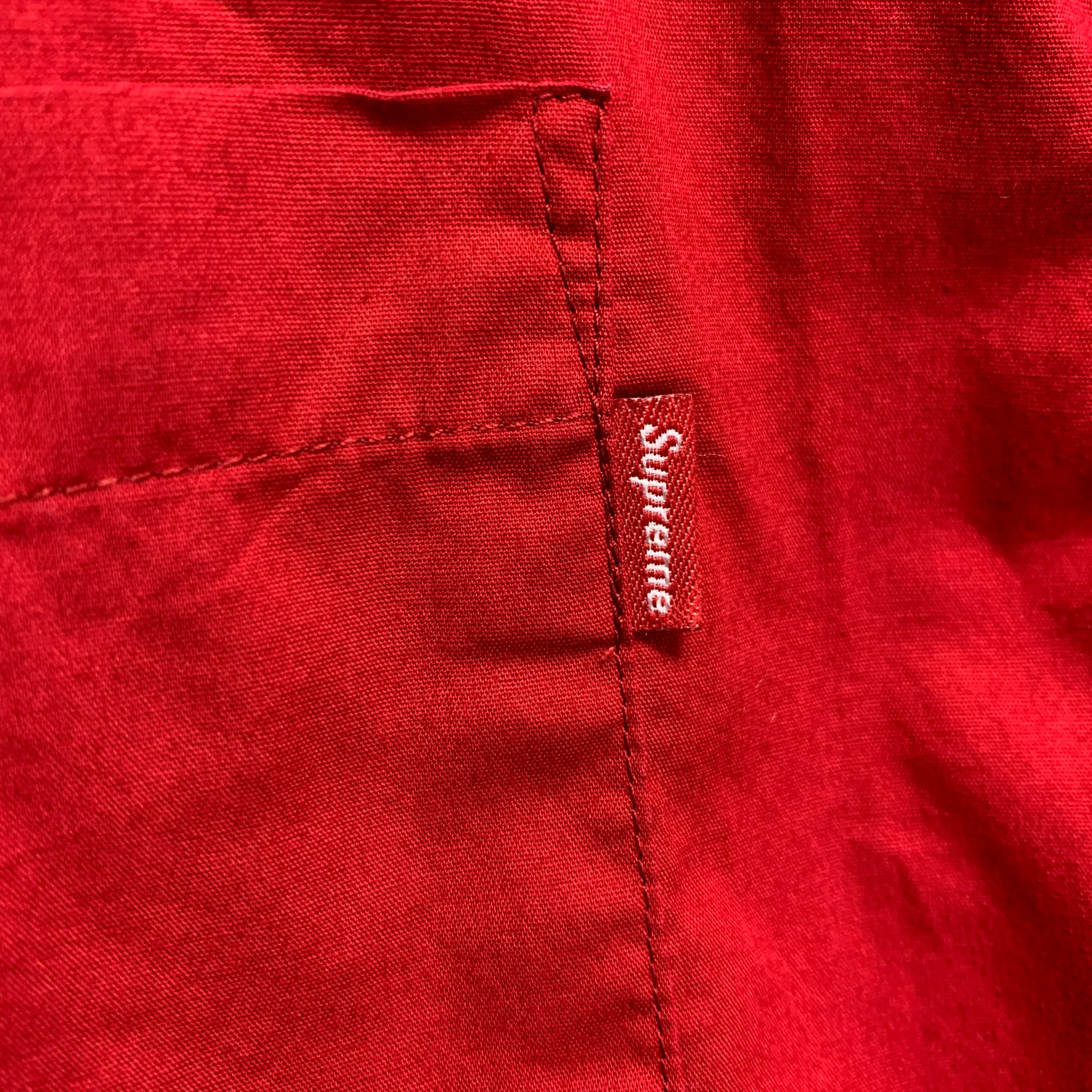 [L] Supreme 2010AW Futura Divide Conquer Monroe Face Print B/D Shirt Red
