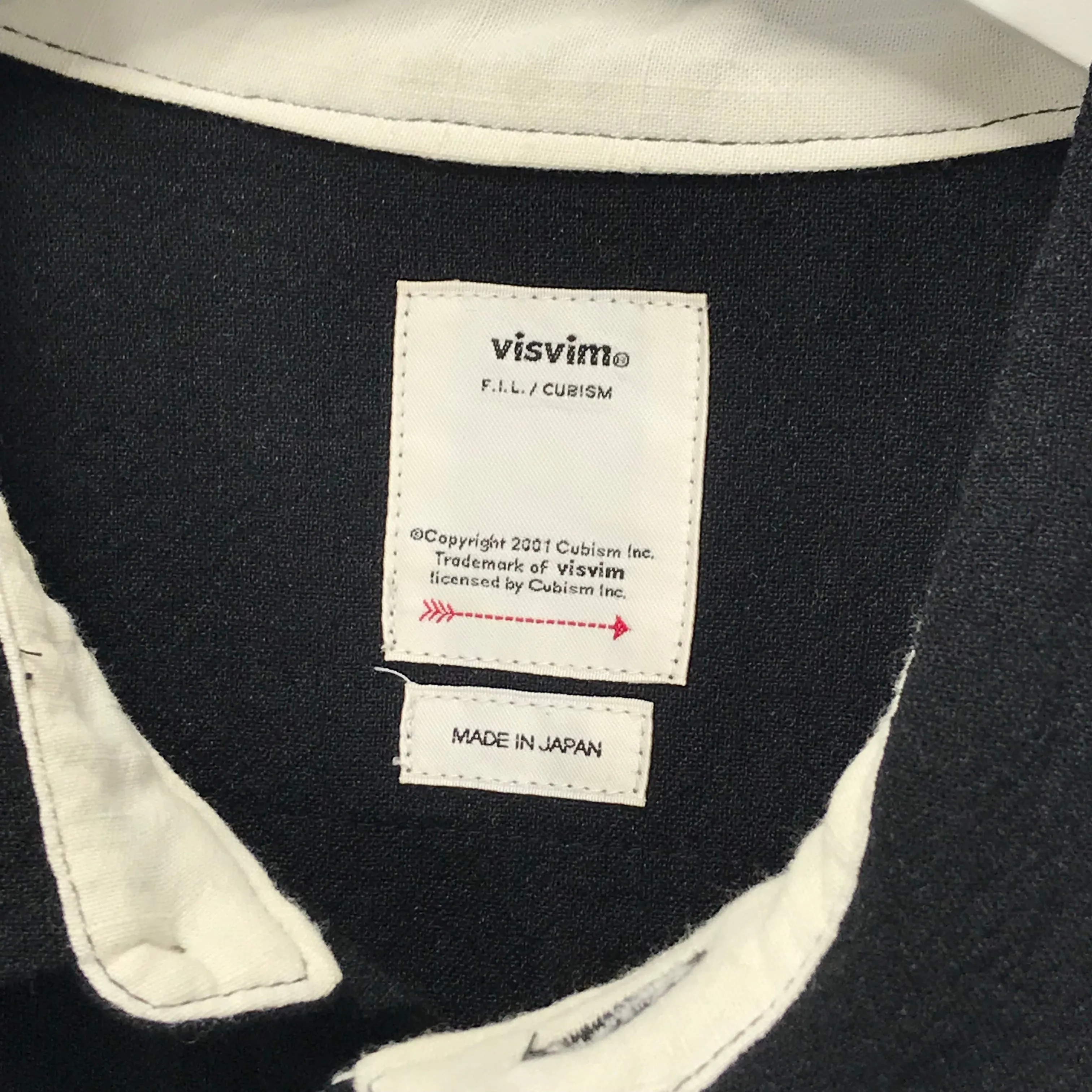 [L] VISVIM 19SS DEAD-BALL ERA SHIRT P.O. BLACK