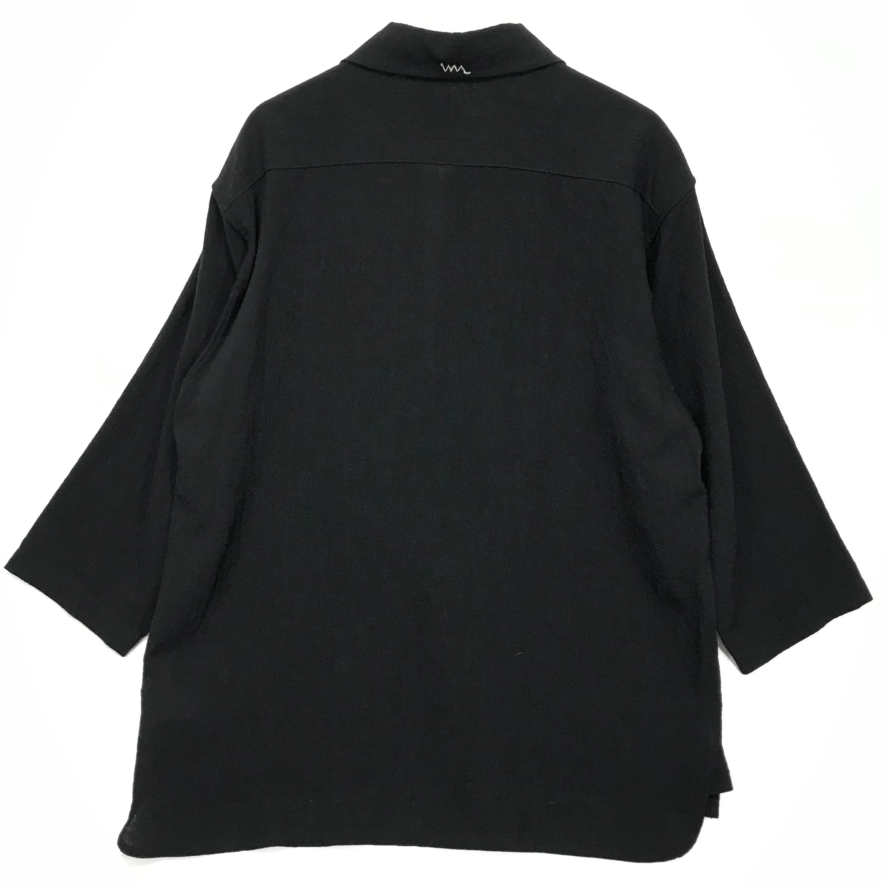 [L] VISVIM 19SS DEAD-BALL ERA SHIRT P.O. BLACK