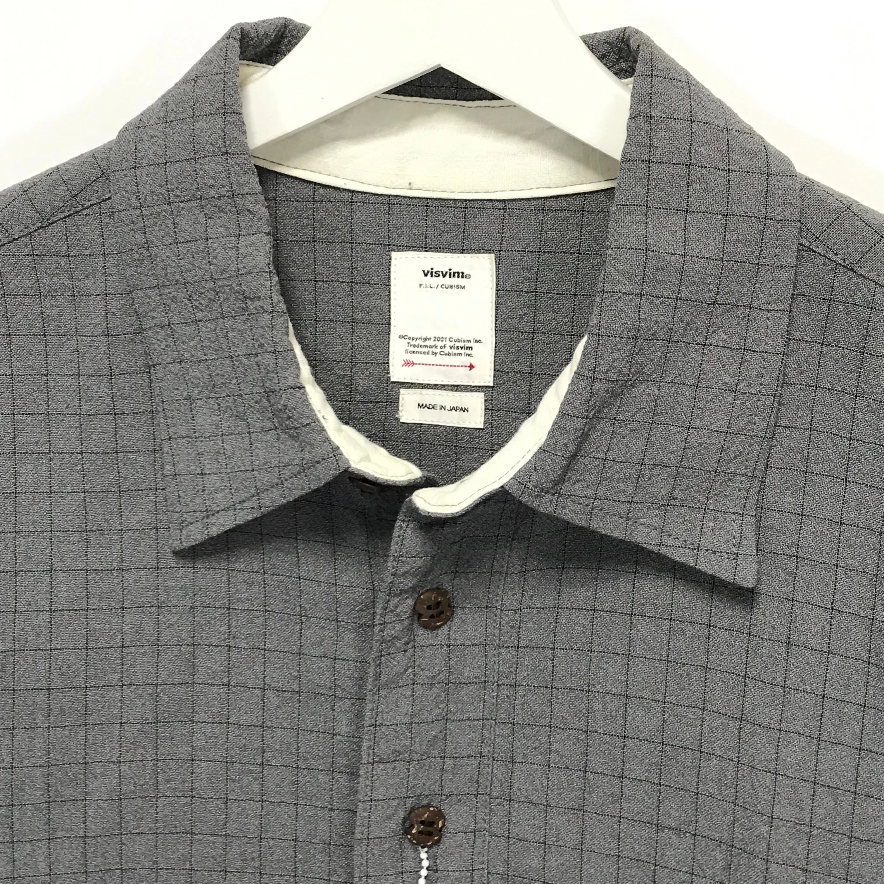 [L] VISVIM 19SS DEAD-BALL ERA SHIRT P.O. GREY