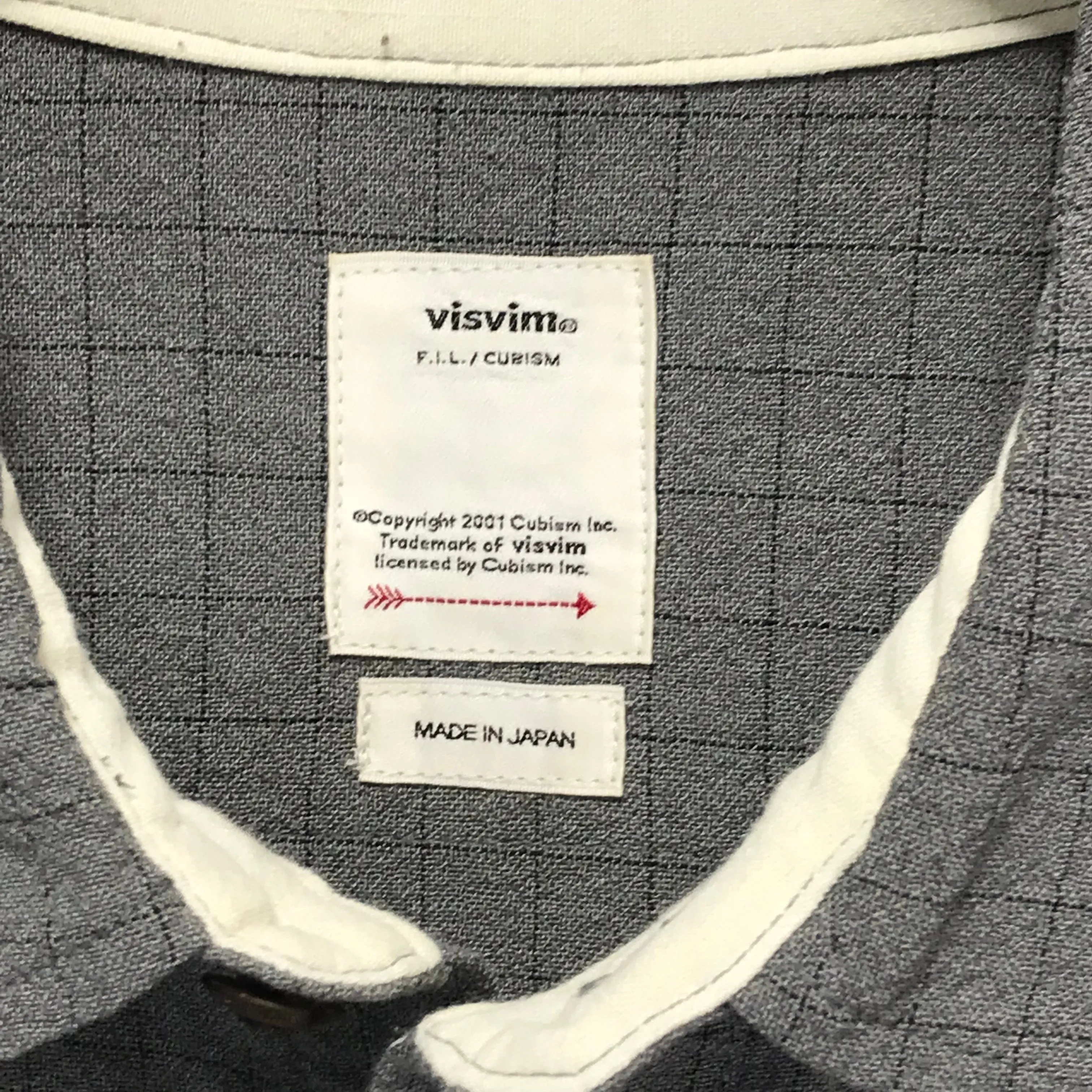 [L] VISVIM 19SS DEAD-BALL ERA SHIRT P.O. GREY