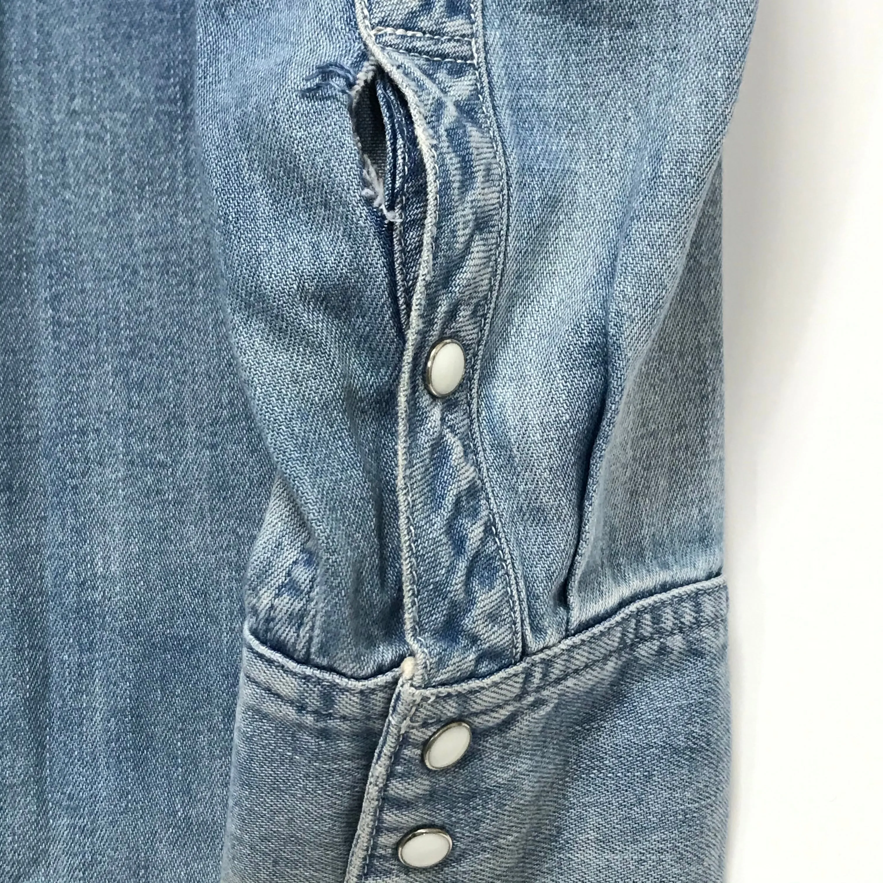 [L] VISVIM SOCIAL SCULPTURE SHIRT L/S DMGD Indigo