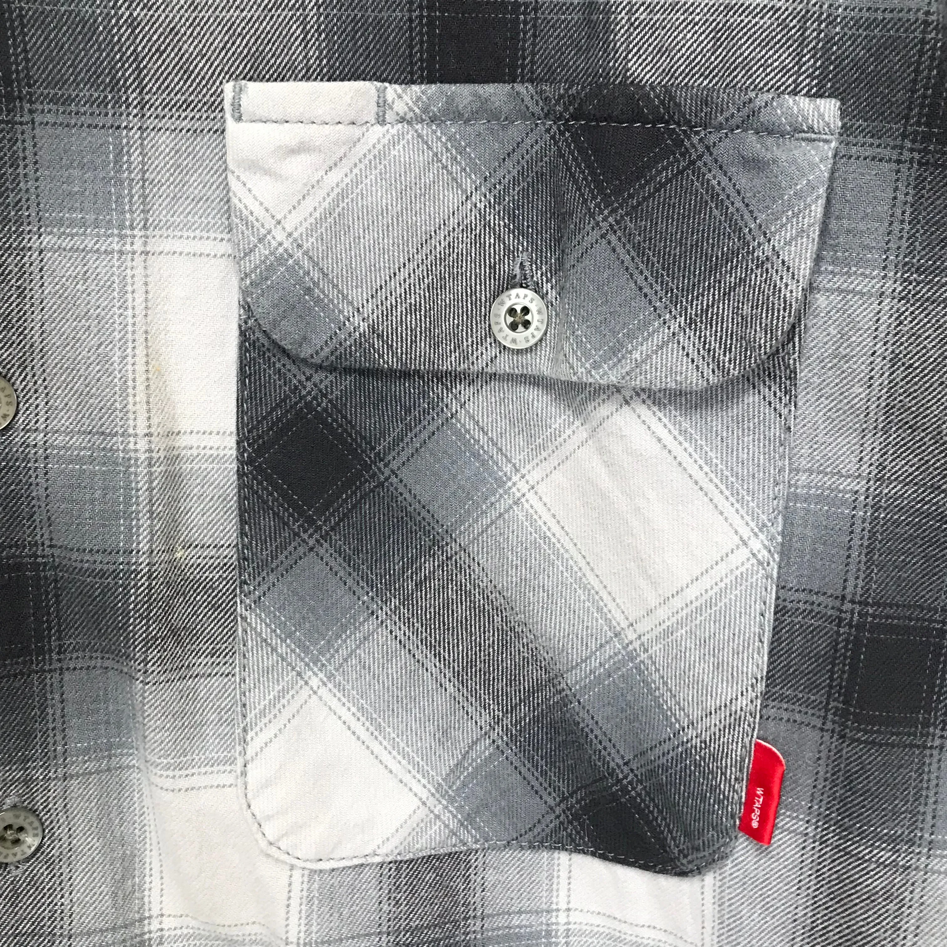 [L] WTAPS 12AW Vatos L/S Shirt Grey