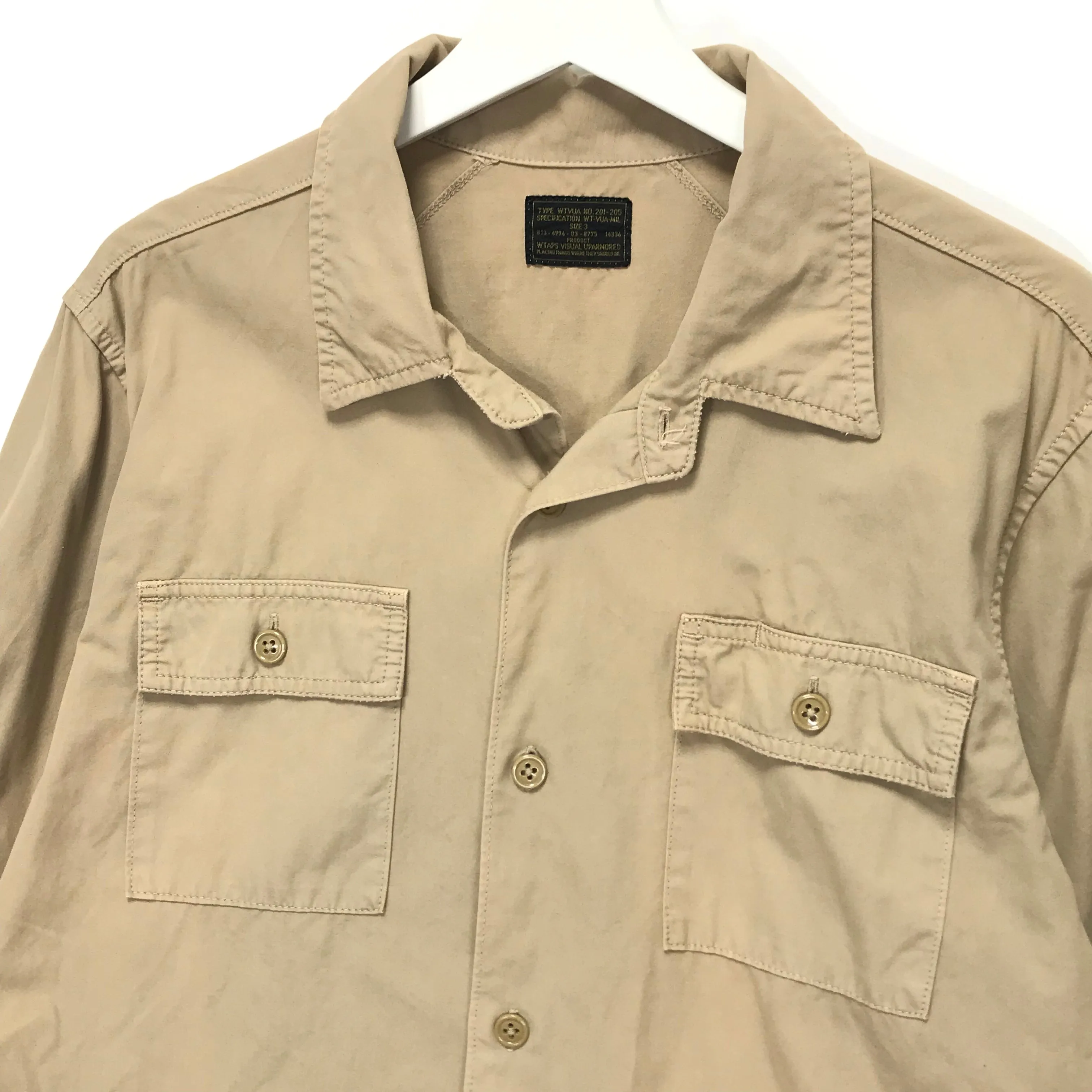 [L] WTaps 13SS Trad LS Safari BD Shirt