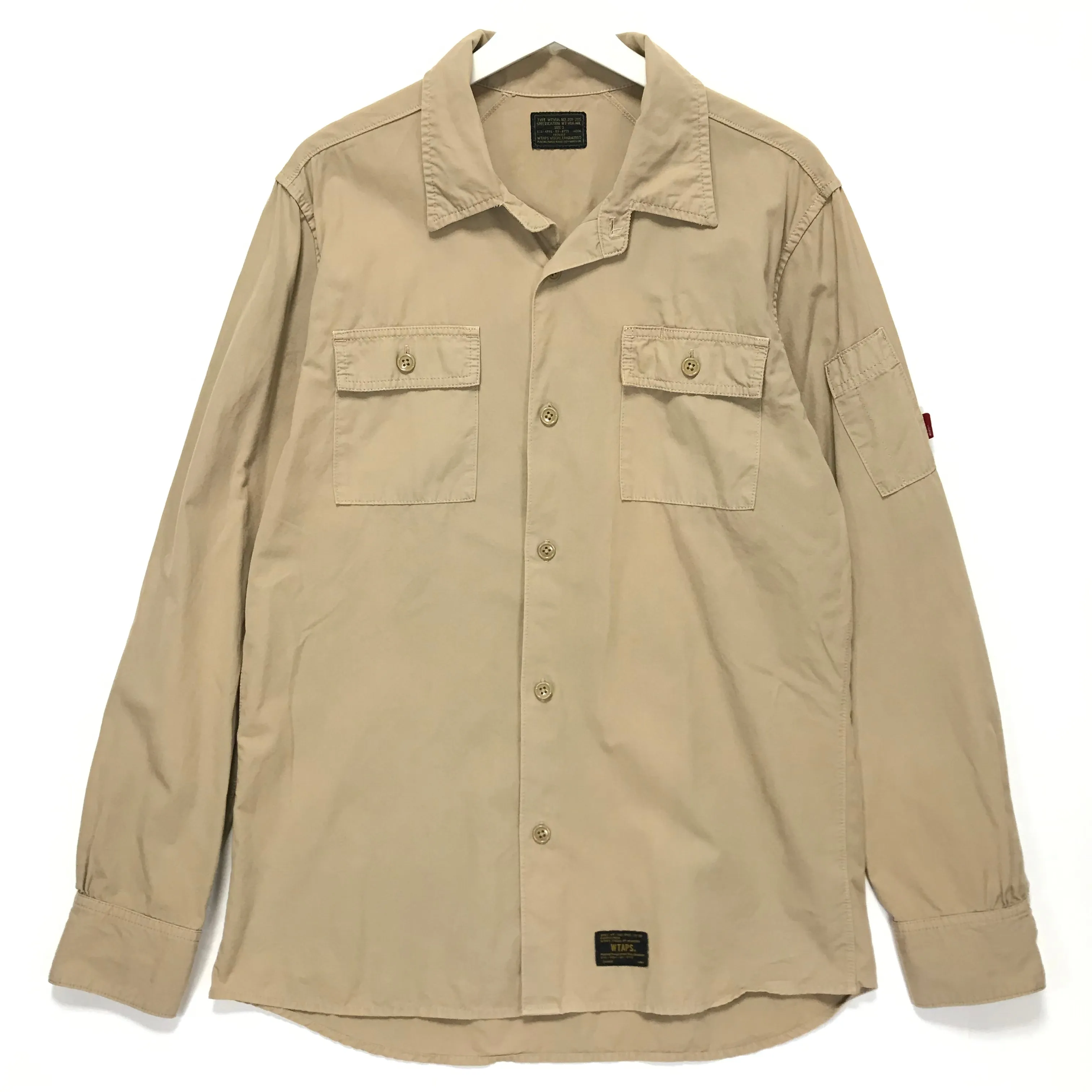 [L] WTaps 13SS Trad LS Safari BD Shirt