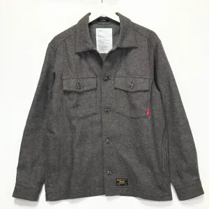 [L] WTaps Wool BUDS L/S Shirt Brown