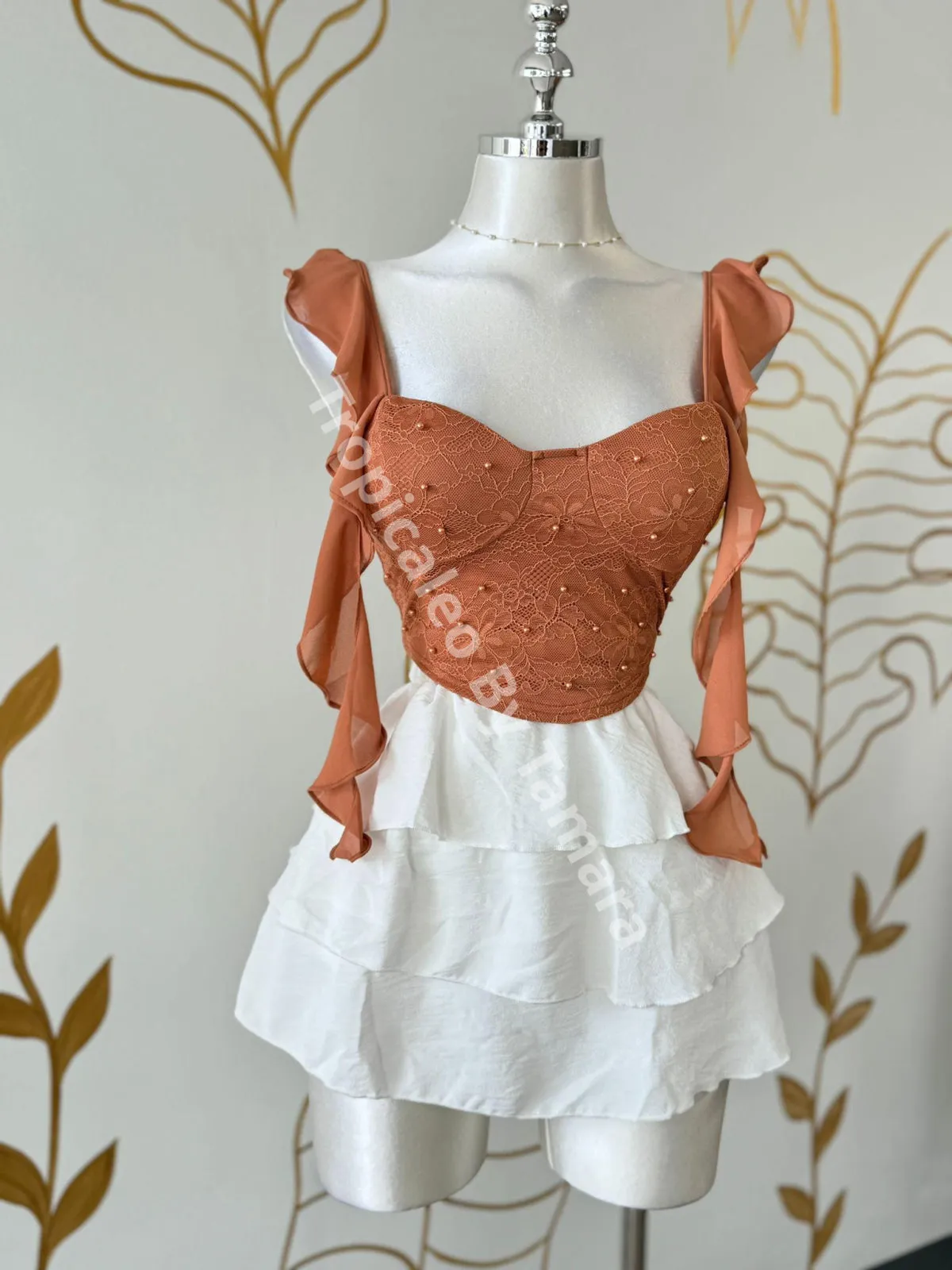 Lace Puff Sleeve Top