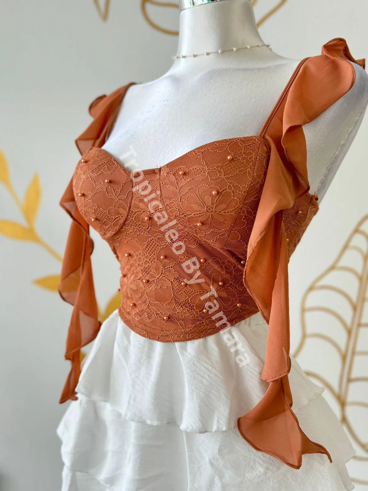 Lace Puff Sleeve Top