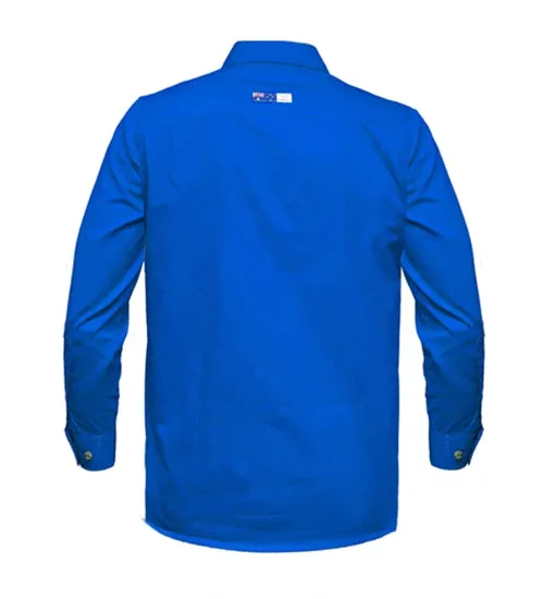 Ladies CF Australian Cotton Closed Front L/S Shirt RMPCAC02