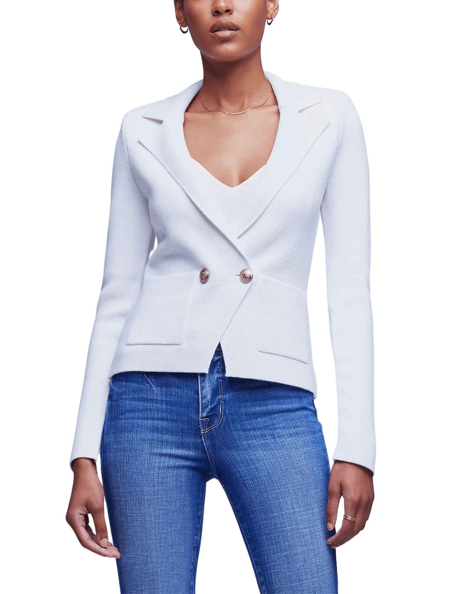 L'Agence Sofia Knit Blazer