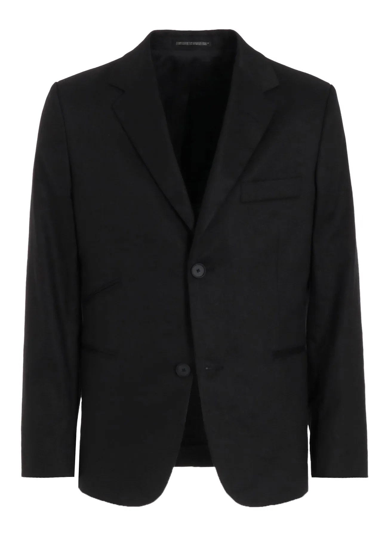 LINEN COTTON TWILL JACKET WITH 2-BUTTON