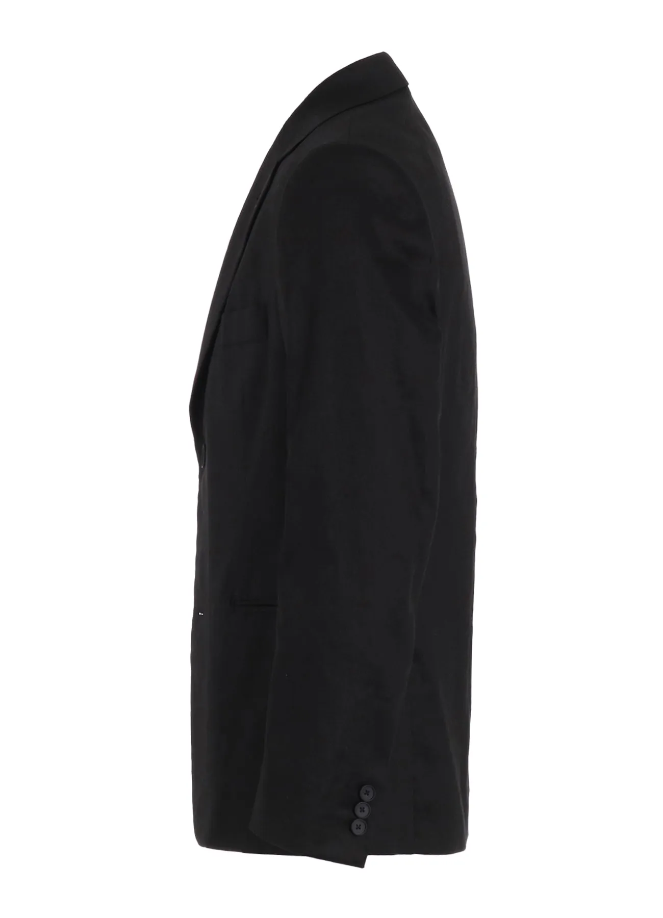 LINEN COTTON TWILL JACKET WITH 2-BUTTON
