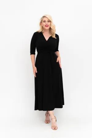 Little Black Wrap Dress- pre order