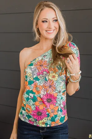 Live Fashionably Floral Top- Multi-Color