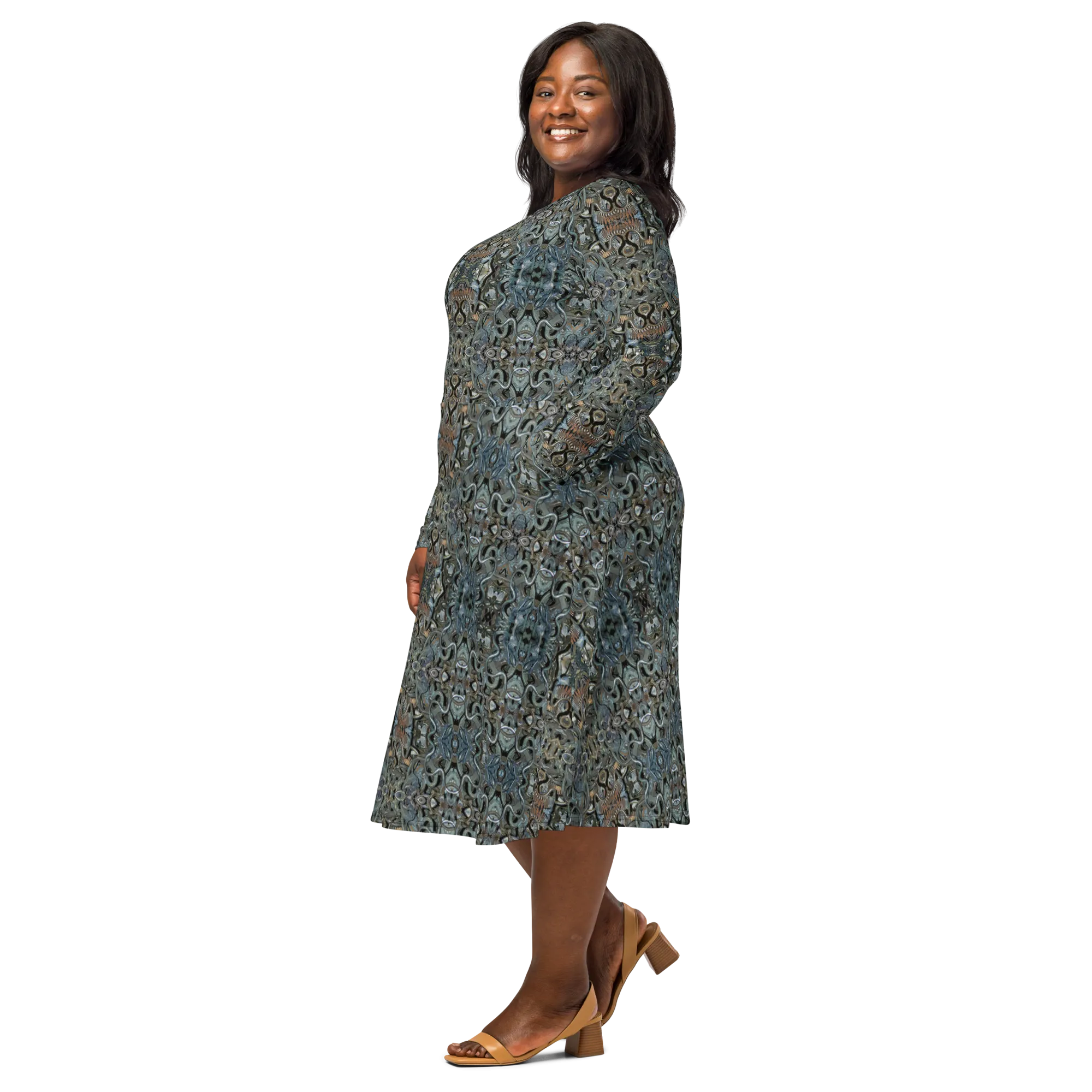 Long Sleeve Midi Dress (Her/Muliebris)(Grail Night Hoard Virtus 8.11) RJSTHS2022 RJS