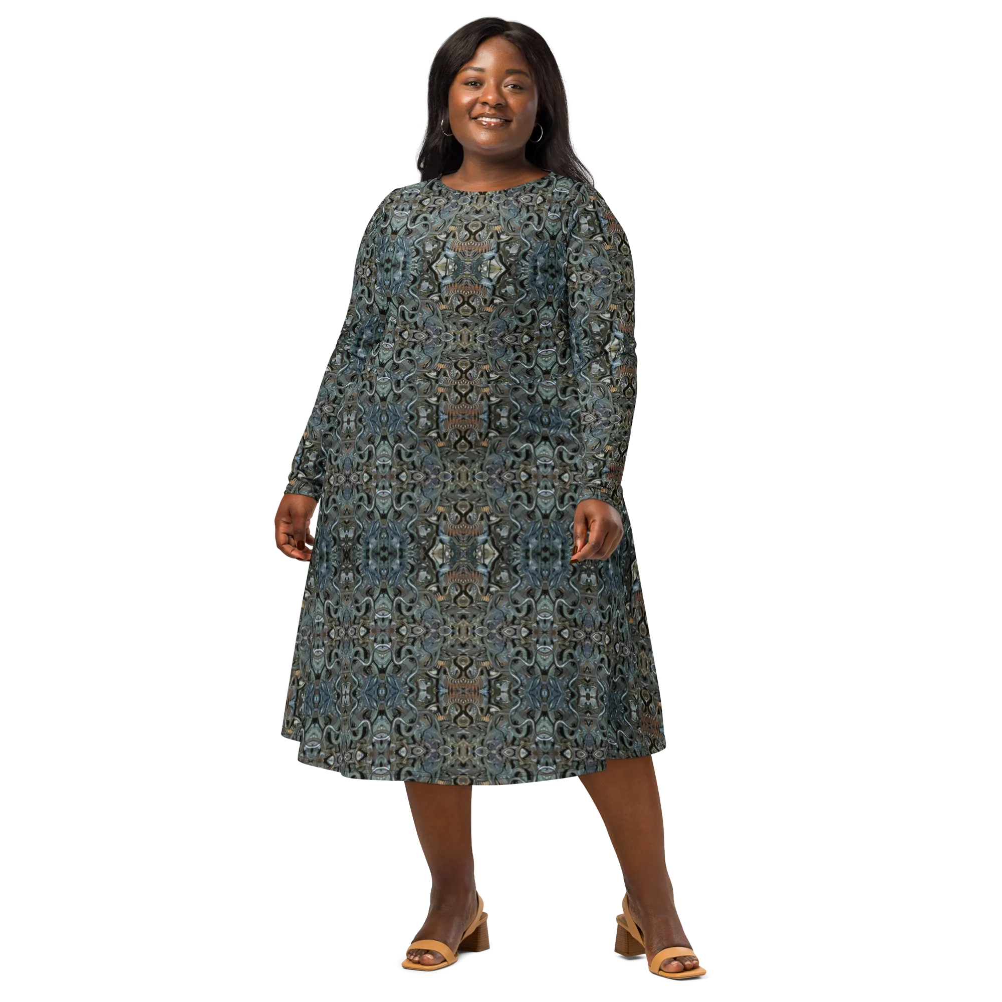 Long Sleeve Midi Dress (Her/Muliebris)(Grail Night Hoard Virtus 8.11) RJSTHS2022 RJS