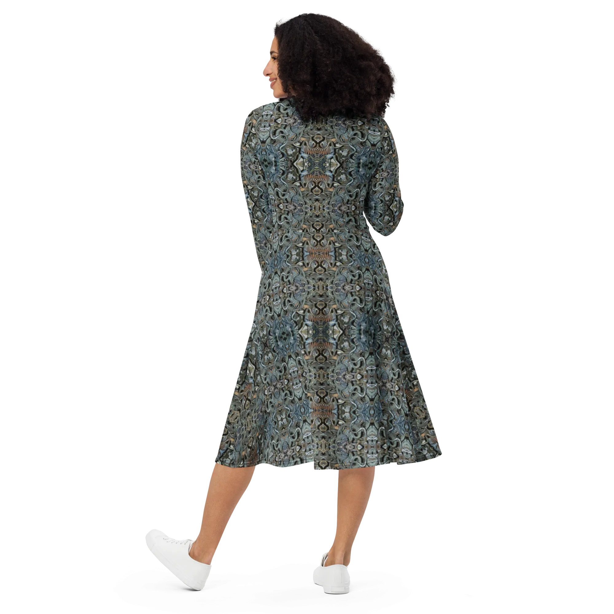 Long Sleeve Midi Dress (Her/Muliebris)(Grail Night Hoard Virtus 8.11) RJSTHS2022 RJS