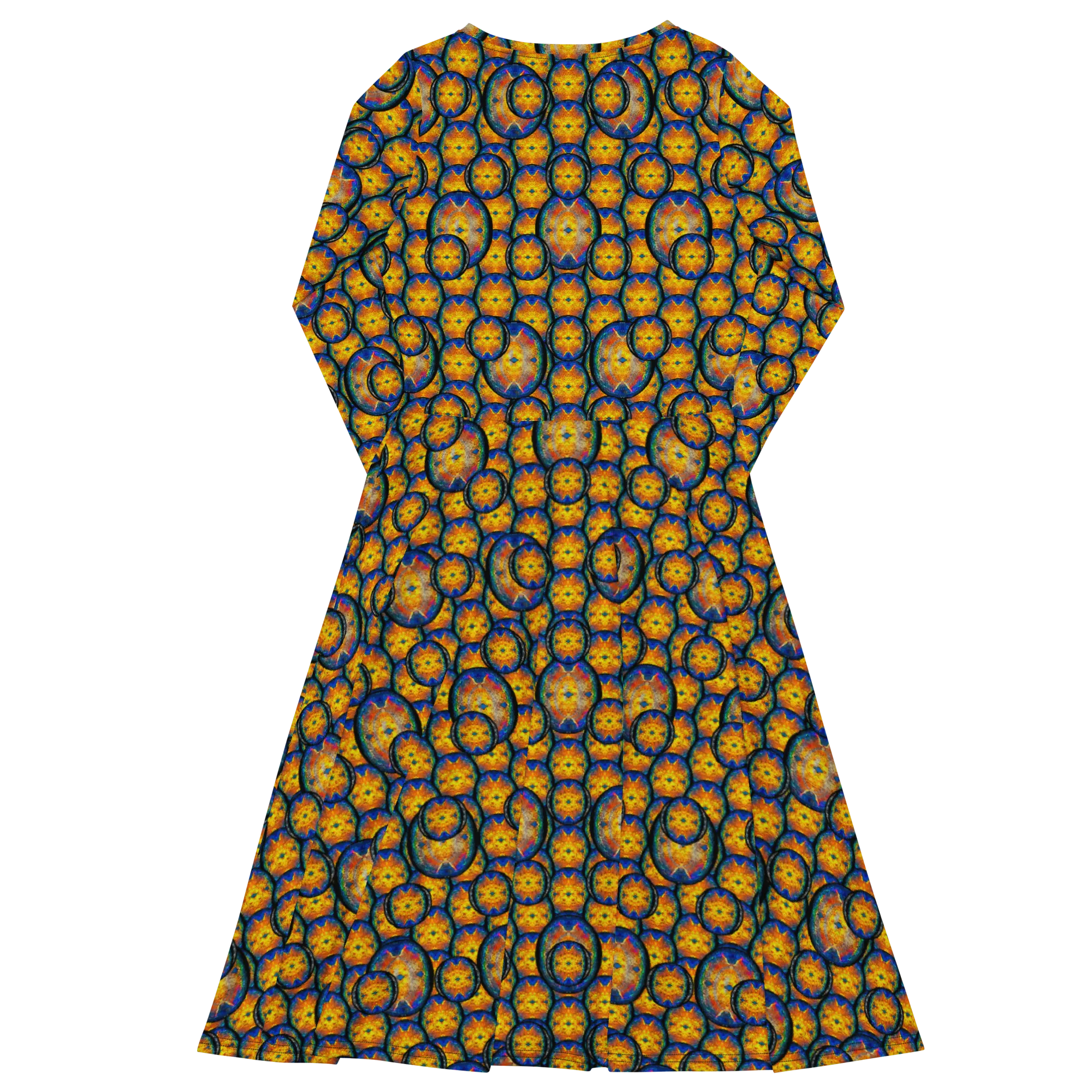 Long Sleeve Midi Dress (Her/Muliebris)(Opal Skies Cantus Primus) RJSTHw2025 RJS