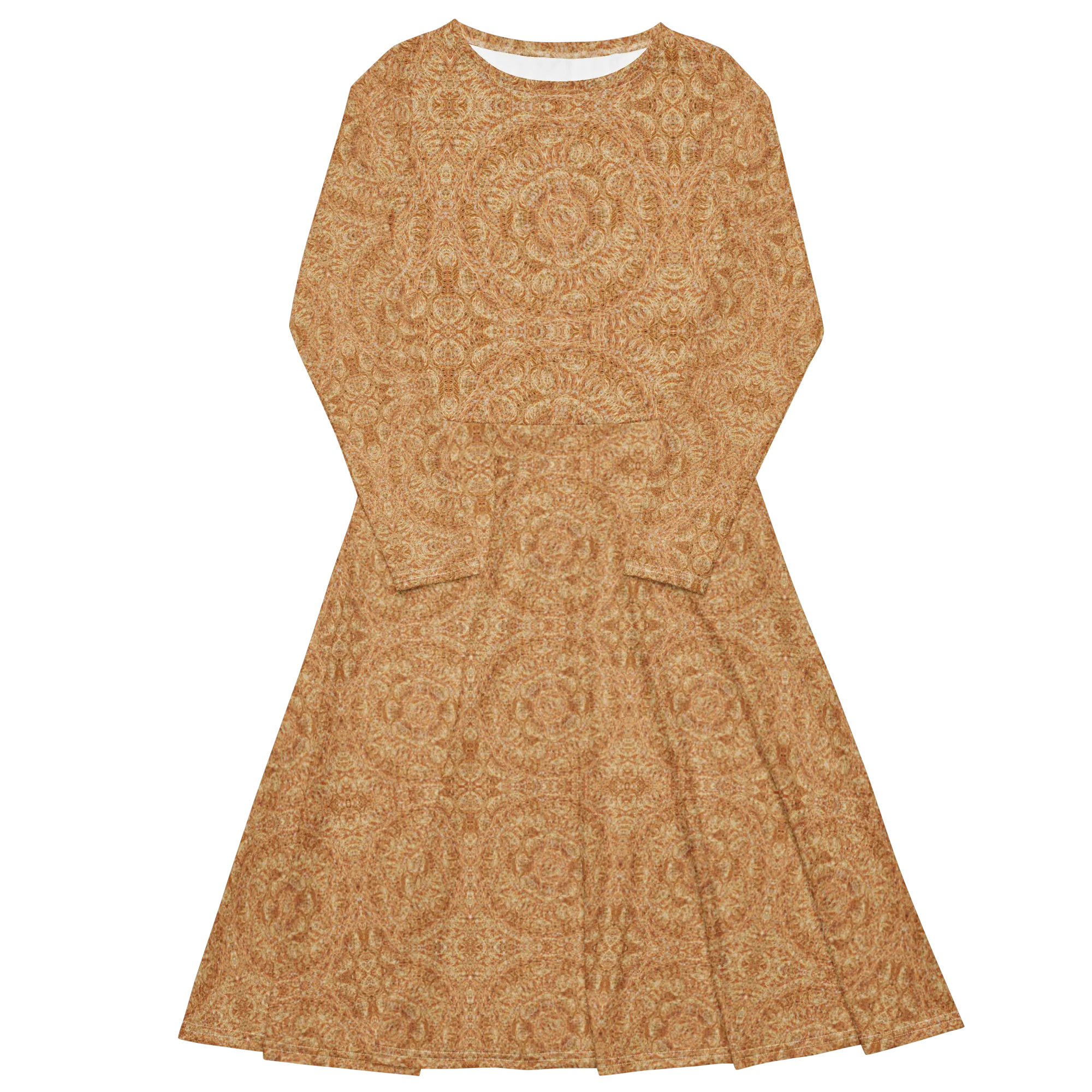 Long Sleeve Midi Dress (Her/Muliebris)(Ouroboros Smith Fabric) RJSTHS2022 RJS
