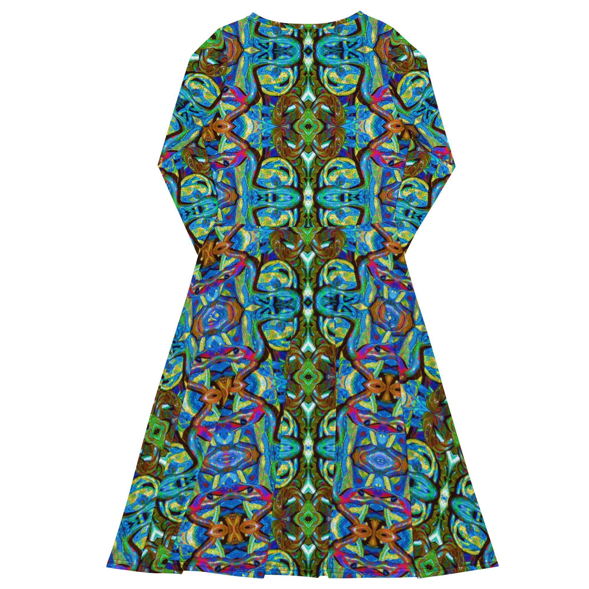 Long Sleeve Midi Dress (Her/Muliebris)(Pure Candy GNHV8.2.1 Blue Logo@Alchemic) RJSTHS2022 RJS