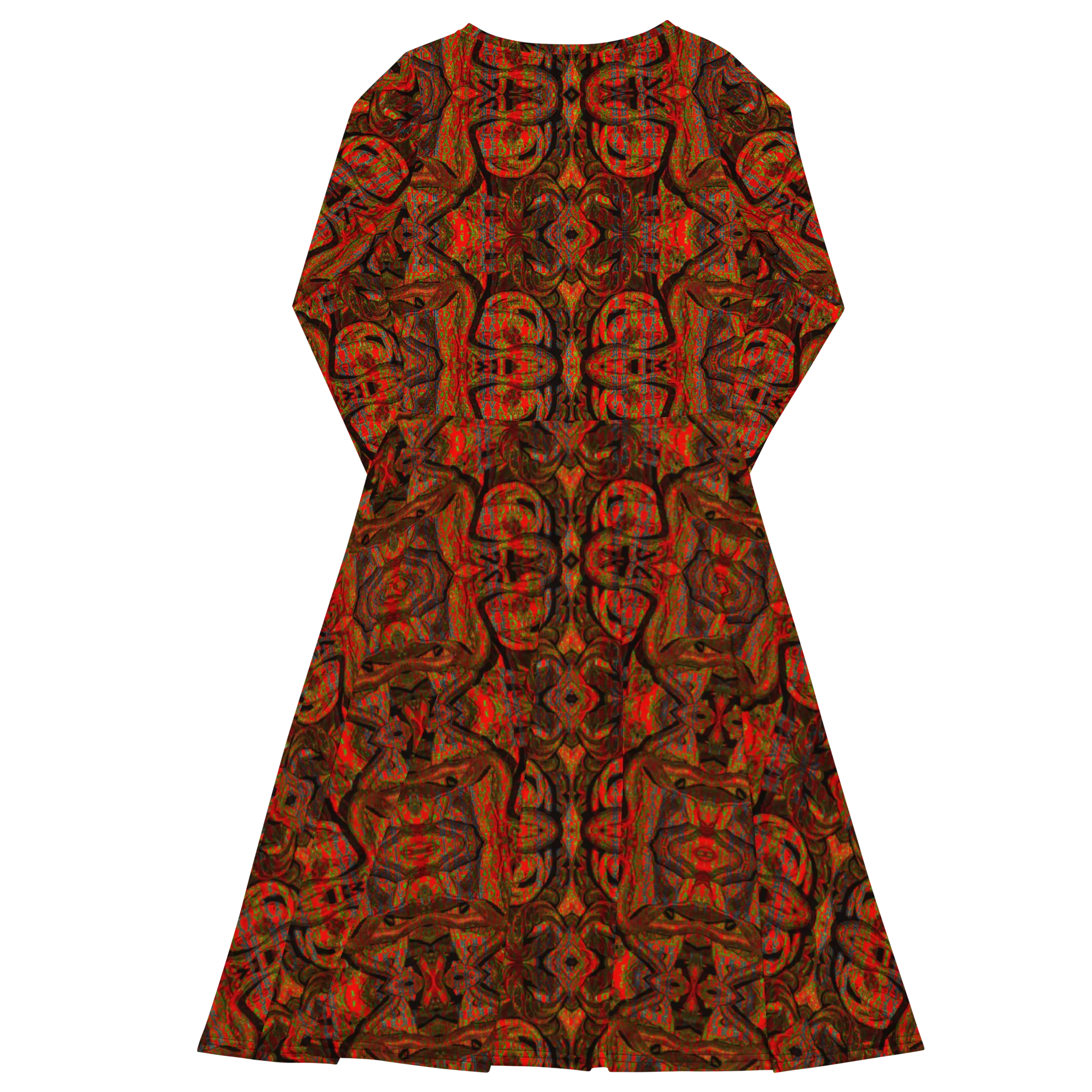 Long Sleeve Midi Dress (Her/Muliebris)(Pure Candy GNHV8.2.1 Orange Logo@Alchemic) RJSTHS2022 RJS