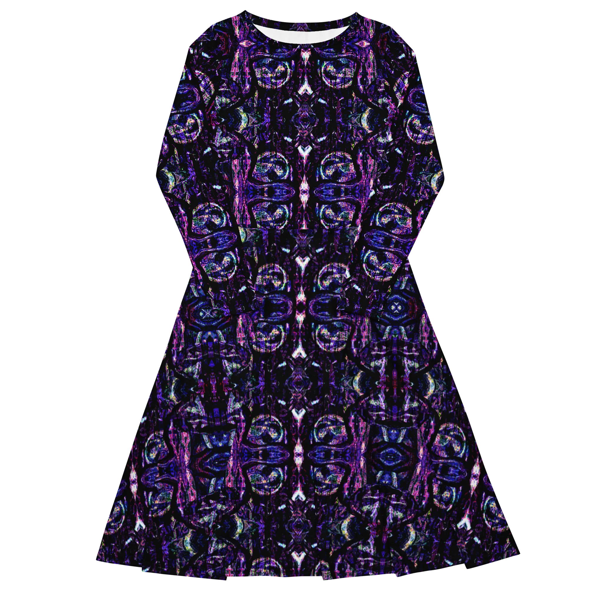 Long Sleeve Midi Dress (Her/Muliebris)(Pure Candy GNHV8.2.1 Purple Logo@Alchemic) RJSTHS2022 RJS