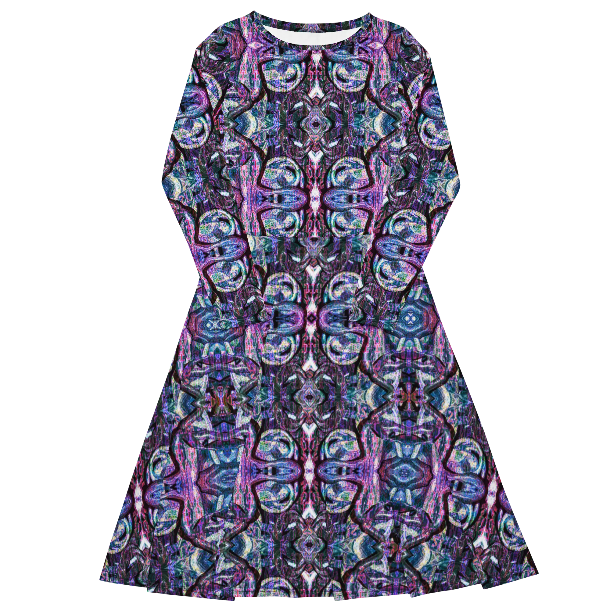 Long Sleeve Midi Dress (Her/Muliebris)(Pure Candy GNHV8.2.1 Purple Logo@Alchemic) RJSTHS2022 RJS