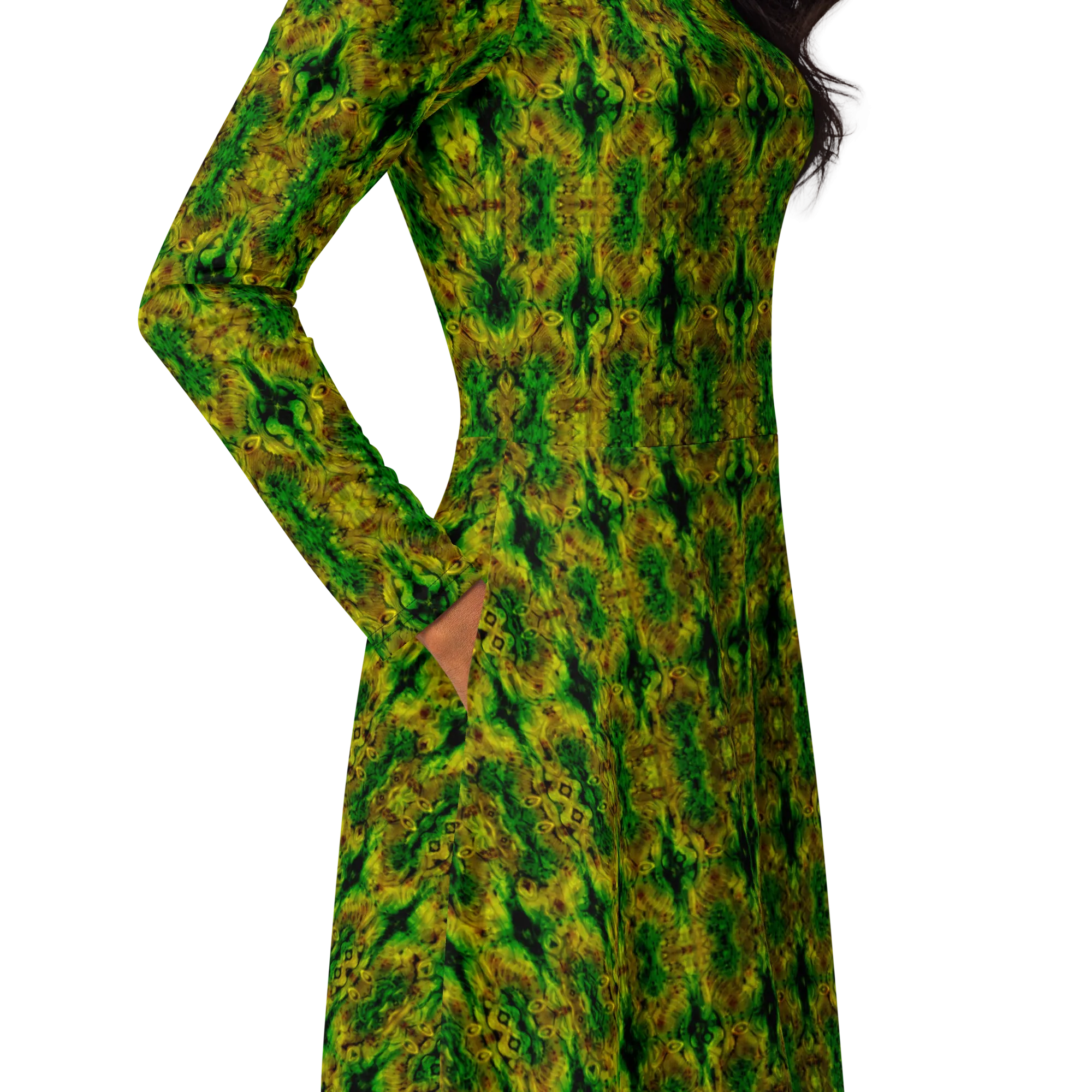 Long Sleeve Midi Dress (Her/Muliebris)(Pure Candy RJSTH@Alchemic) RJSTHS2022 RJS