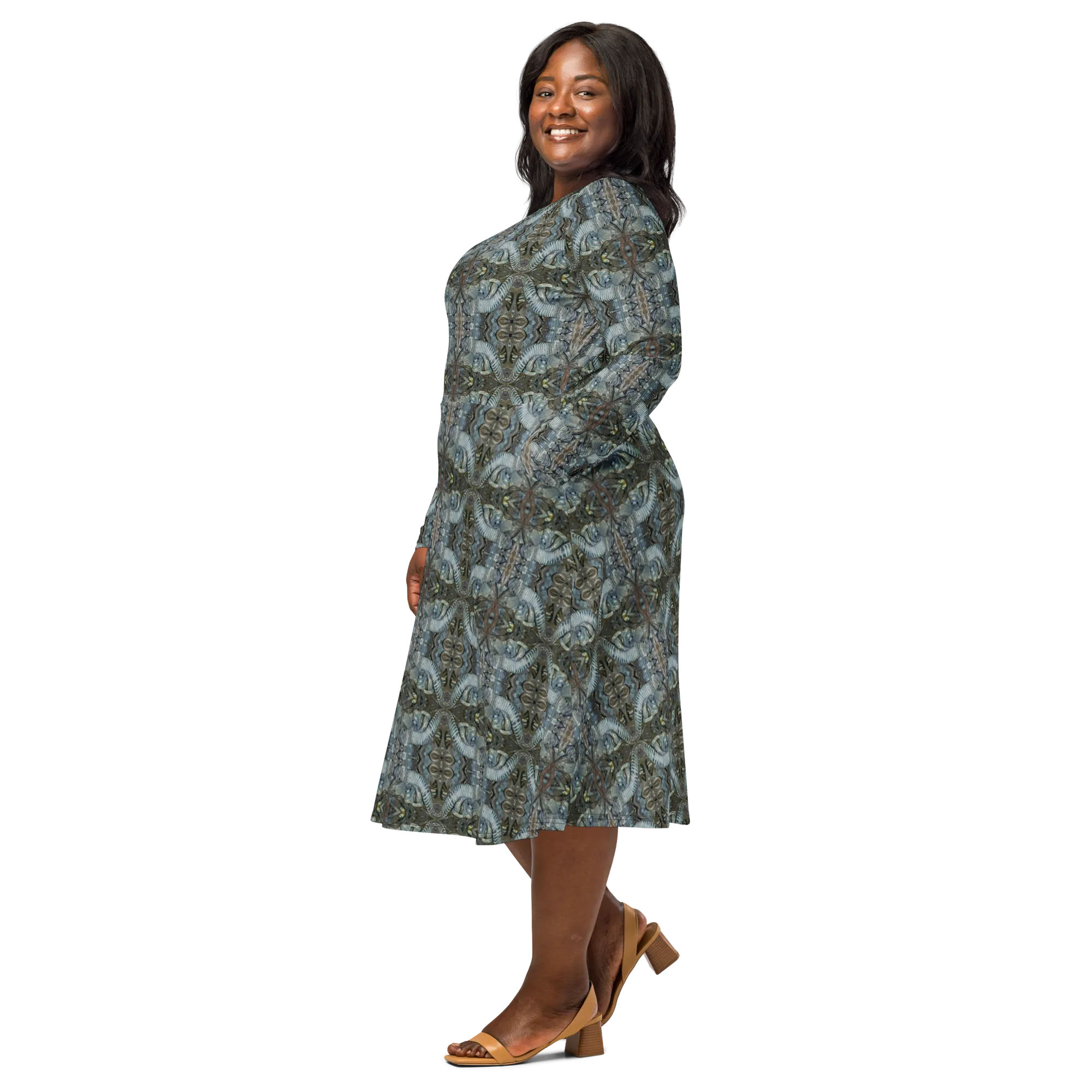 Long Sleeve Midi Dress (Her/Muliebris)(Pure Candy RJSTH@Alchemic) RJSTHS2022 RJS