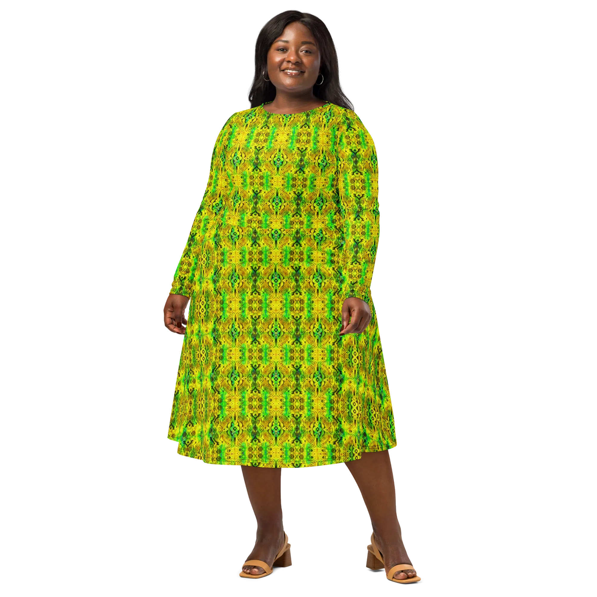Long Sleeve Midi Dress (Her/Muliebris)(Pure Candy RJSTH@Alchemic) RJSTHS2022 RJS