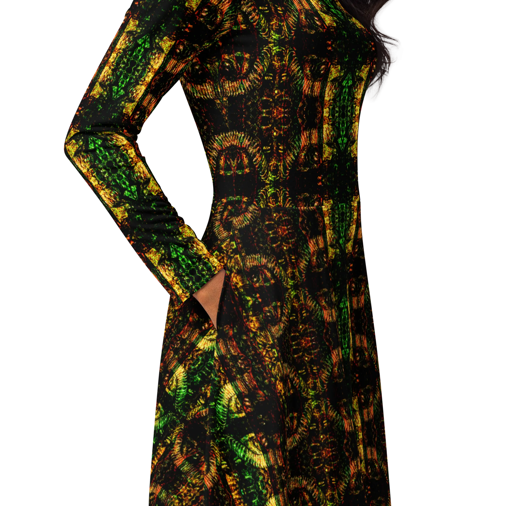 Long Sleeve Midi Dress (Her/Muliebris)(Pure Candy RJSTH@Alchemic) RJSTHS2022 RJS
